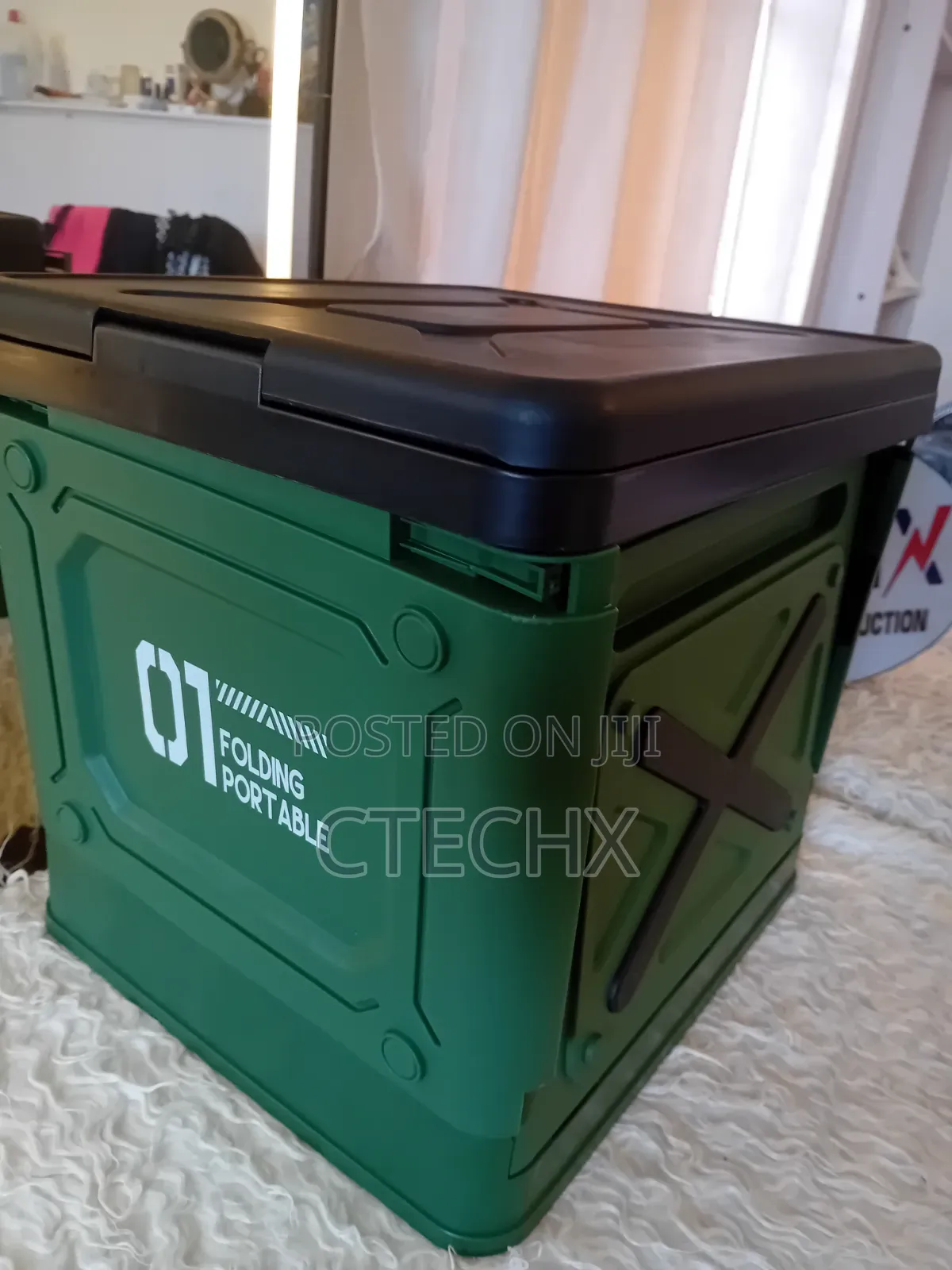 Foldable Portable Toilet for Camping Travel–Heavy Duty 150kg Capacity