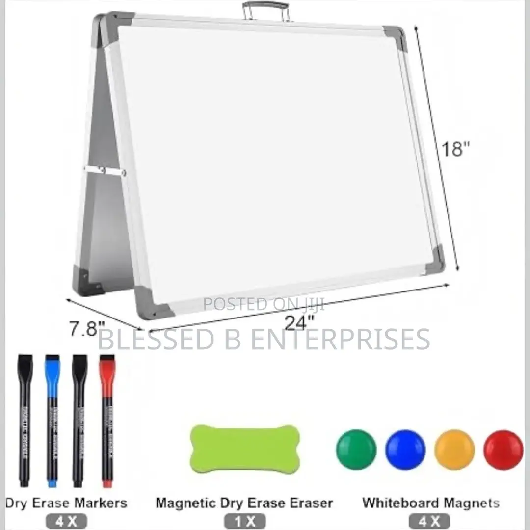 Dry Erase Magnetic Whiteboard With Markers Eraser