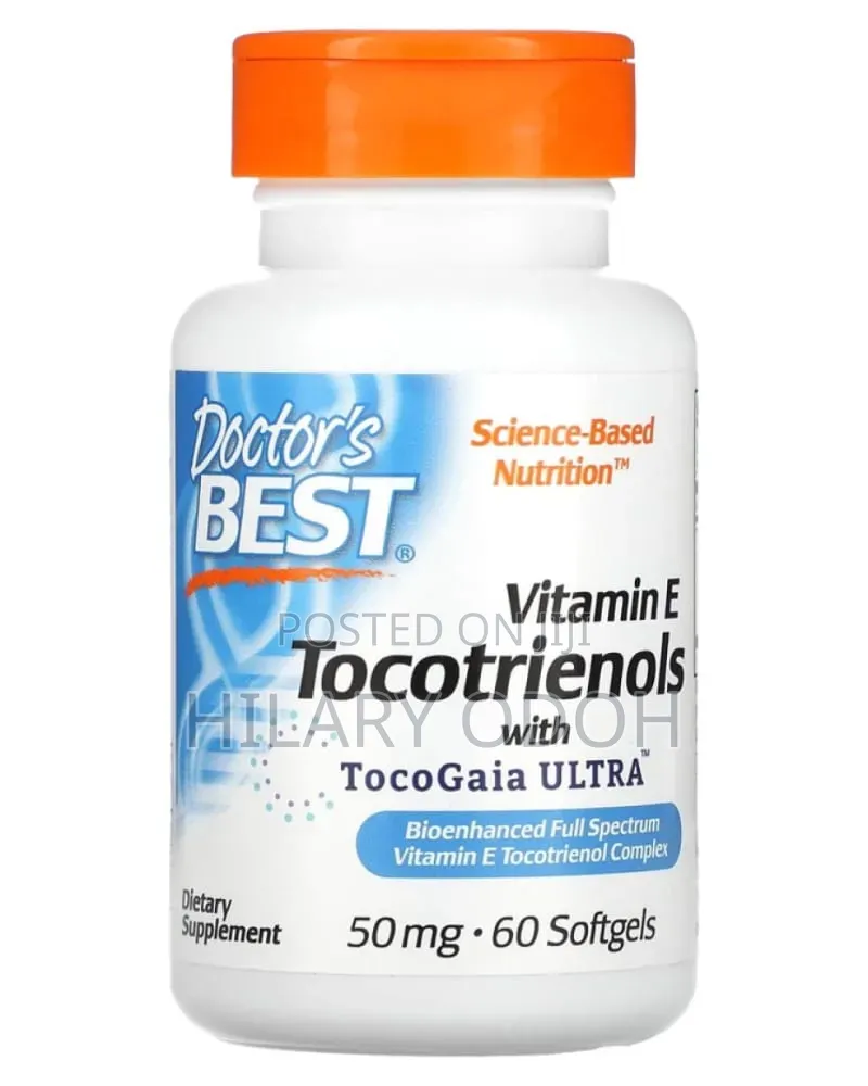 Doctors Best Vitamin E Tocotrienols 50mg, 60softgel