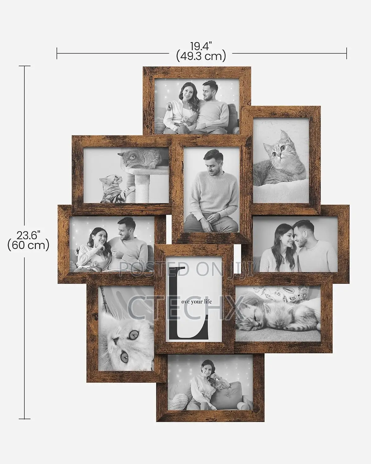 SONGMICS Collage 4x6 Picture Frames, Collage for Wall Decor. 10 Pack