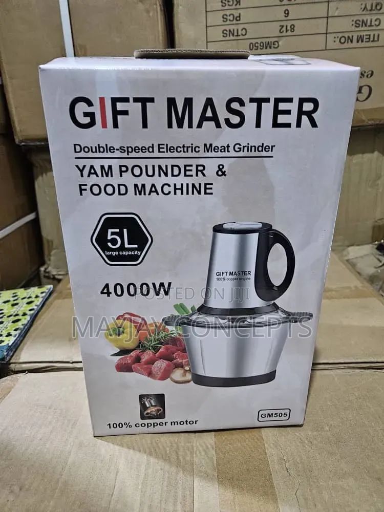 Gift Master 5L Yam Pounder Food Processor | Heavy-Duty Kitchen