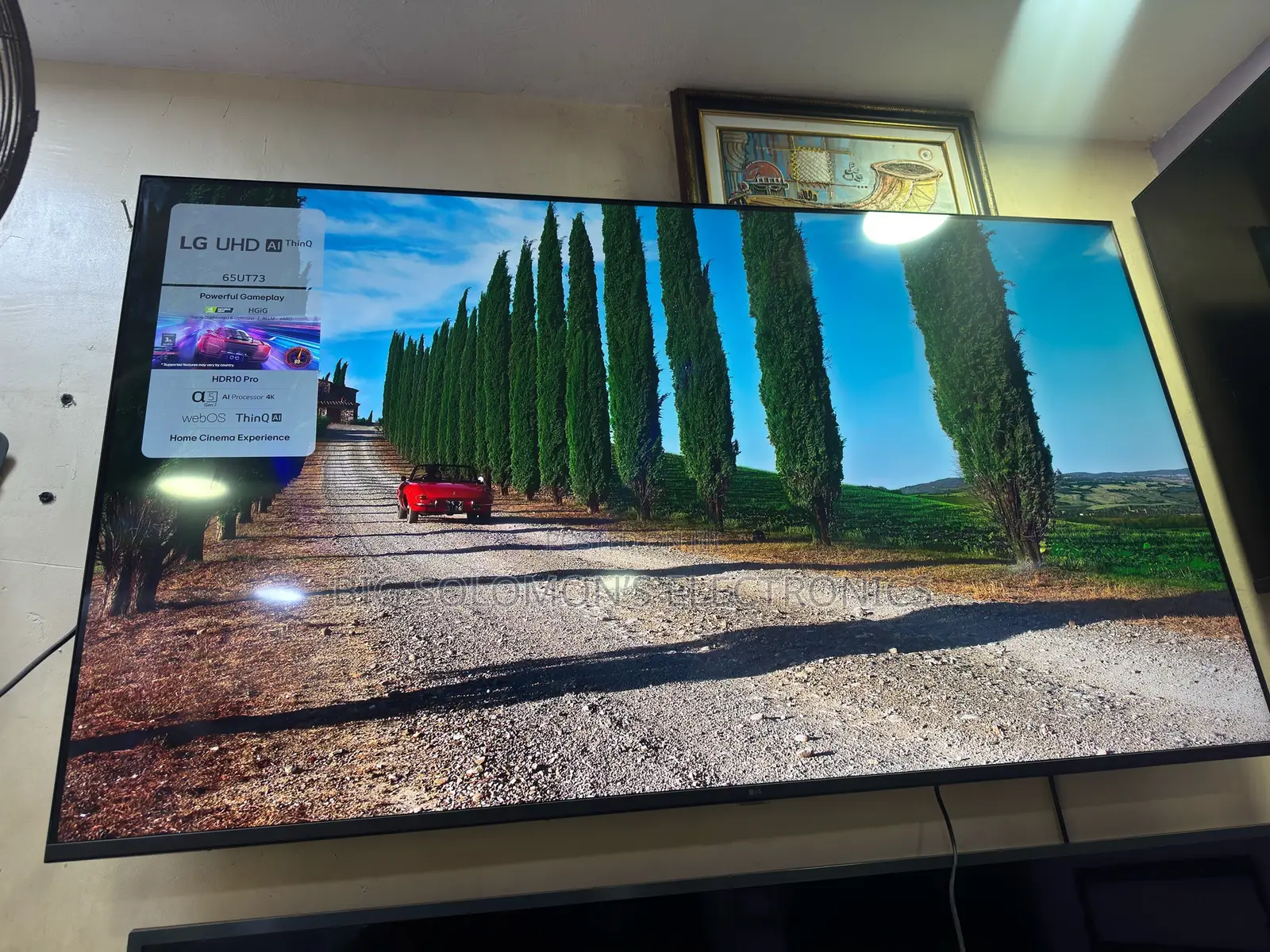 LG 65" Ut7300 Webos Aithinq Uhd HDR Smart TV