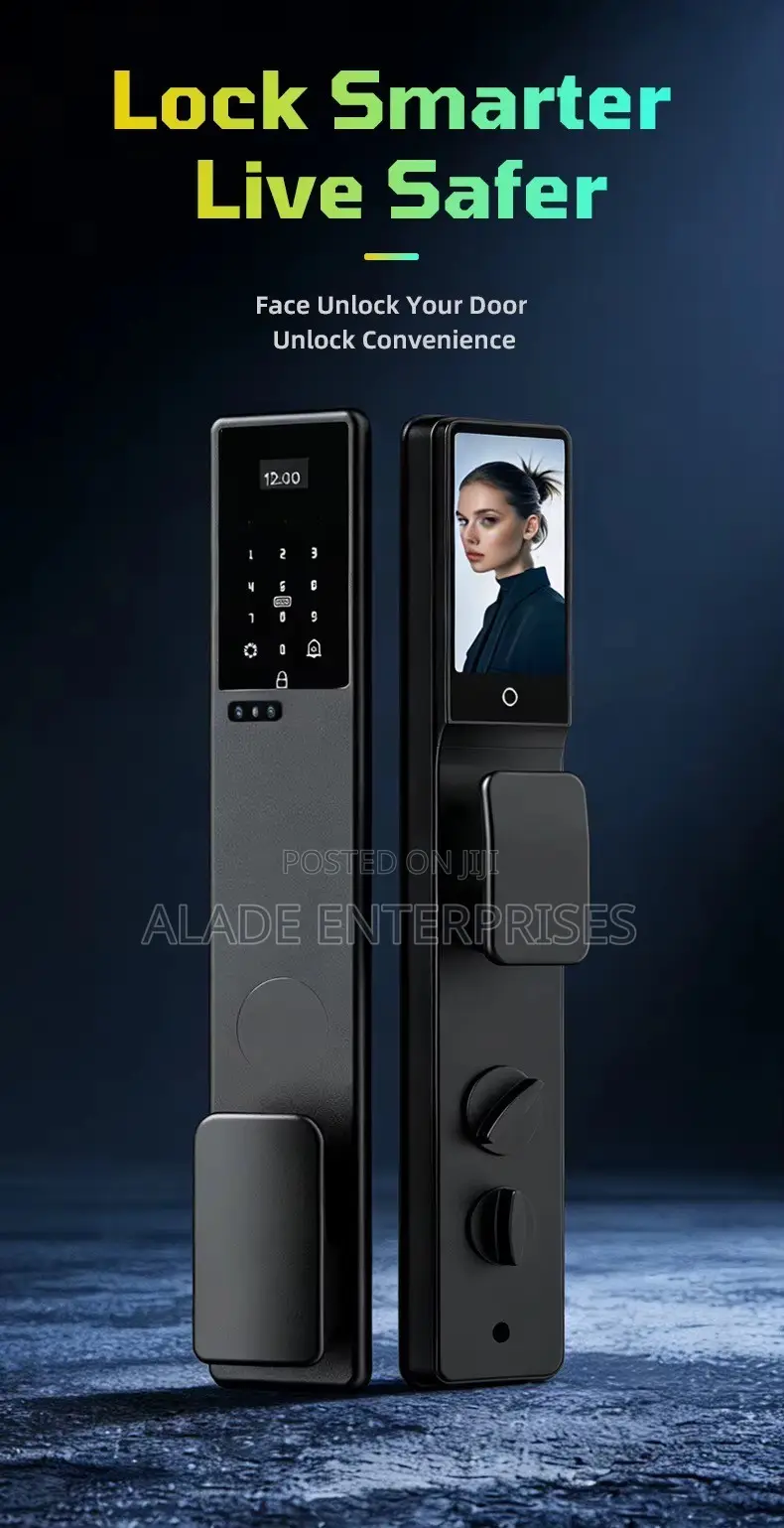 Automatic Smart Door Lock |P66 Waterproof 3D Face Recognition
