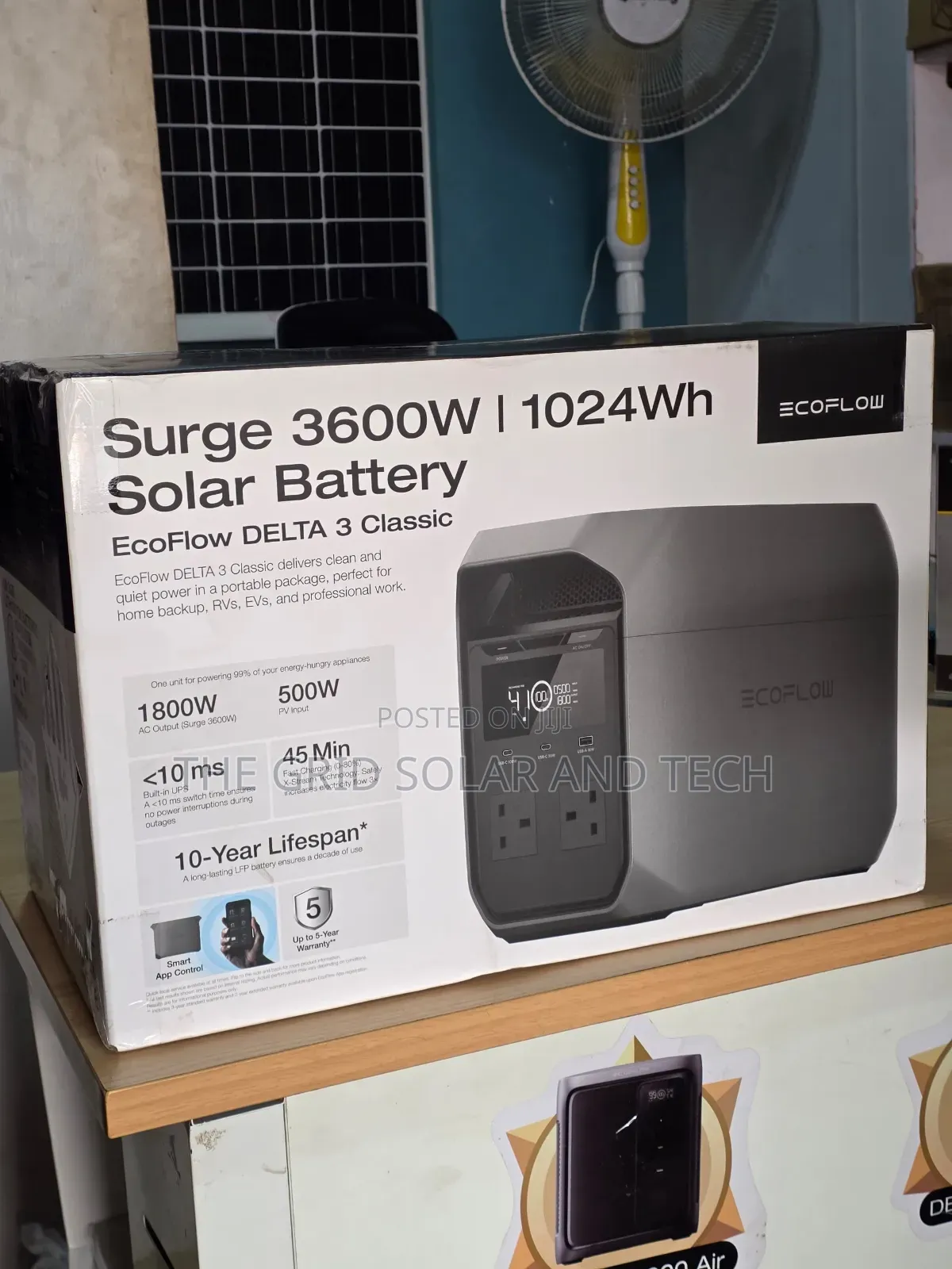 EcoFlow DELTA 3 Classic 1800W | 3600W Surge | 1024Wh Power Station