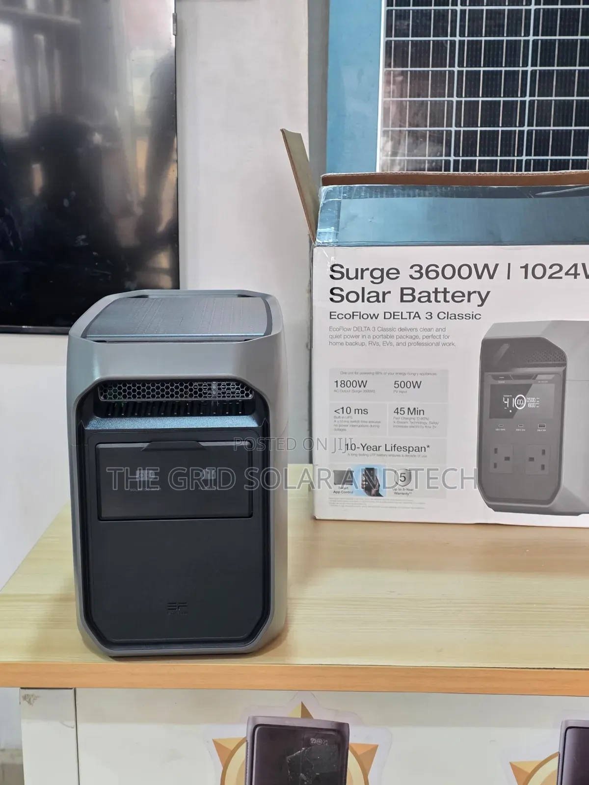 EcoFlow DELTA 3 Classic 1800W | 3600W Surge | 1024Wh Power Station