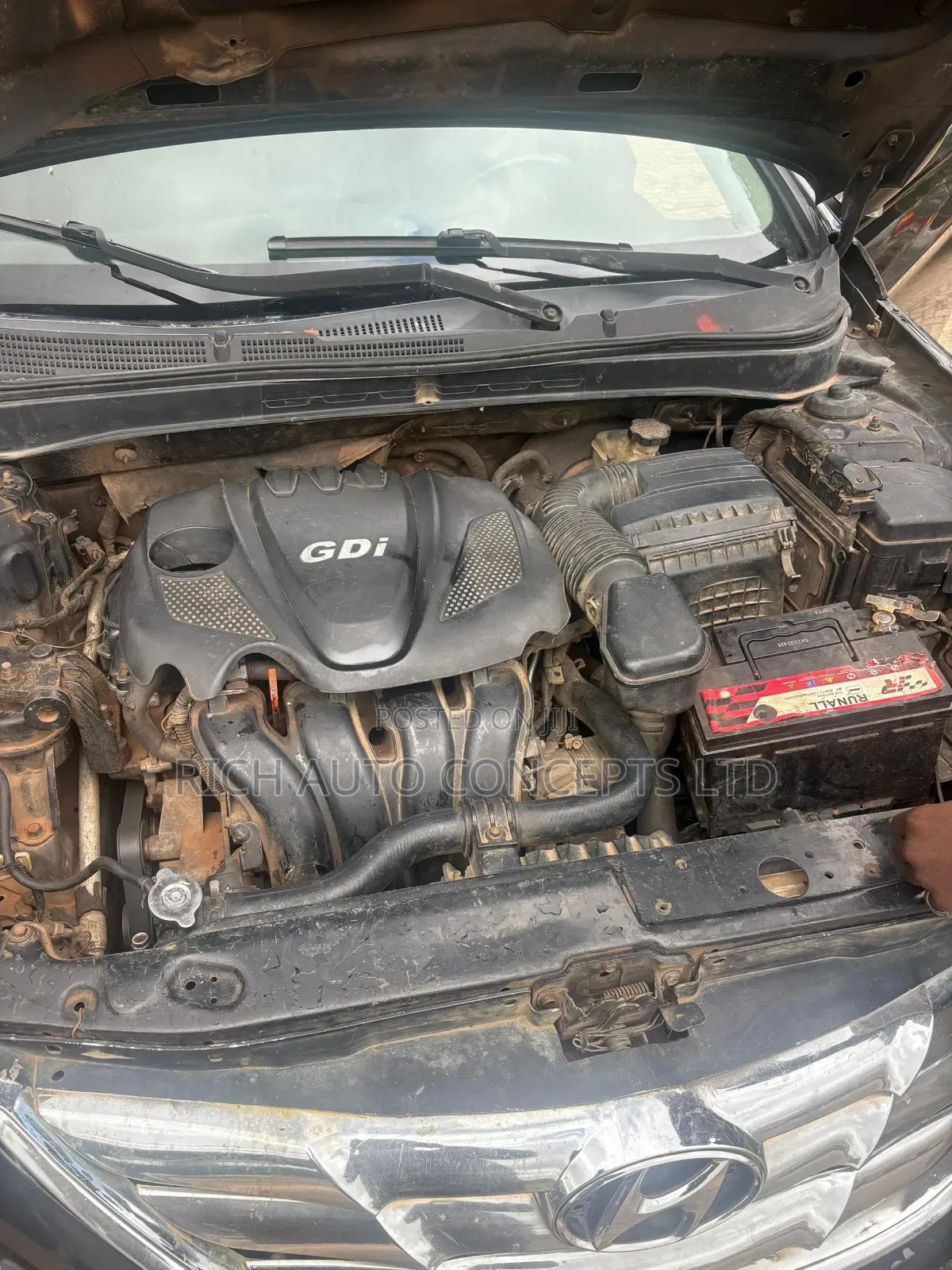Hyundai Sonata GLS Sedan FWD (2.4L 4cyl 6A) 2013 Black