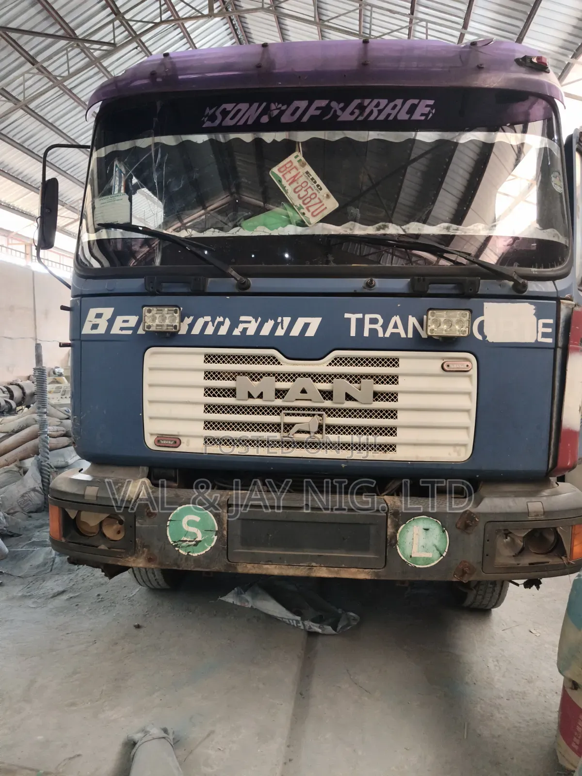 8 Tons Man Volks HIAB Self-Loader Crane - Nigerian Use