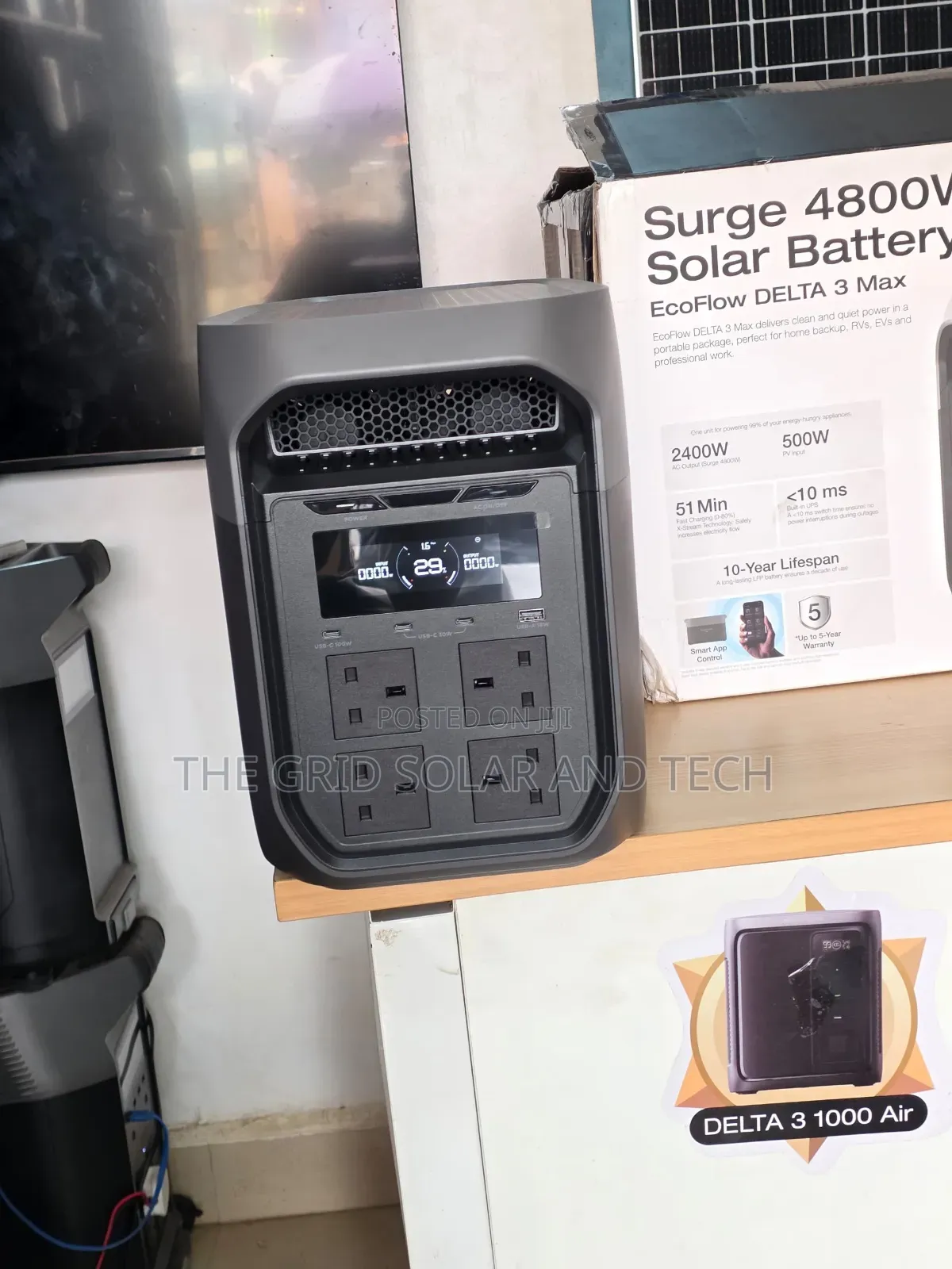 EcoFlow DELTA 3 Max | 2400W Output | 4800W Surge | 2048Wh