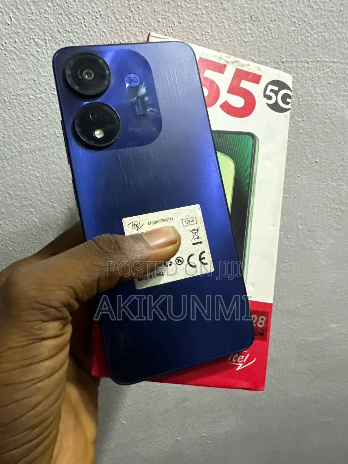 Itel P55 128 GB Blue