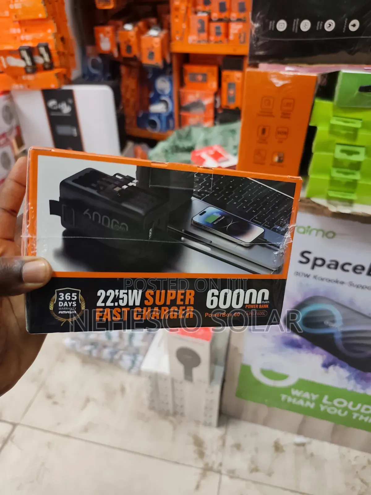 Compact 60000mAh Power Bank – Fast Reliable