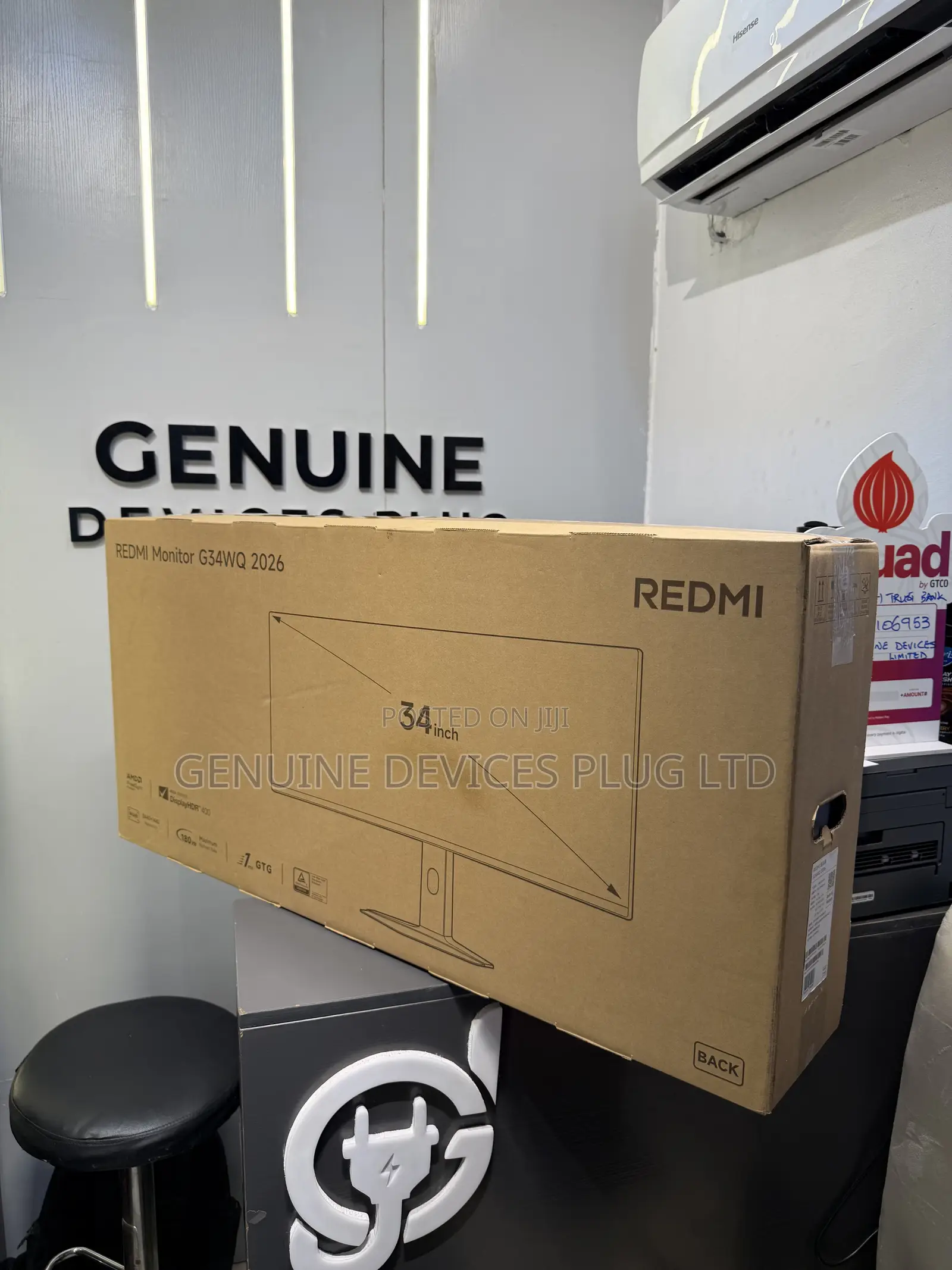 New Xiaomi Redmi G34wq 2026 34'' 180hz Hdr400 WQHD Game Monitor