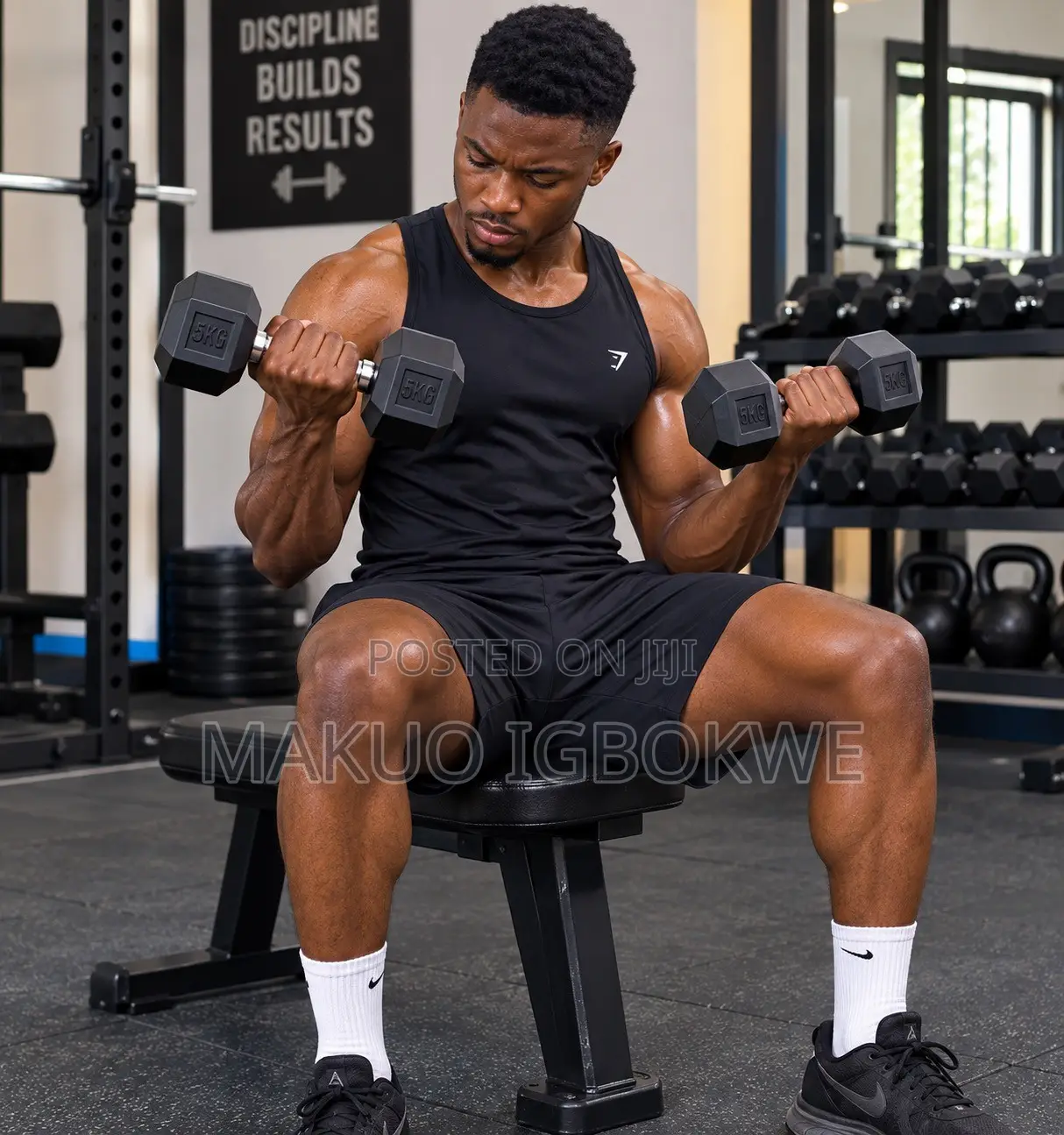 Premium Gym Dumbbells 5kg