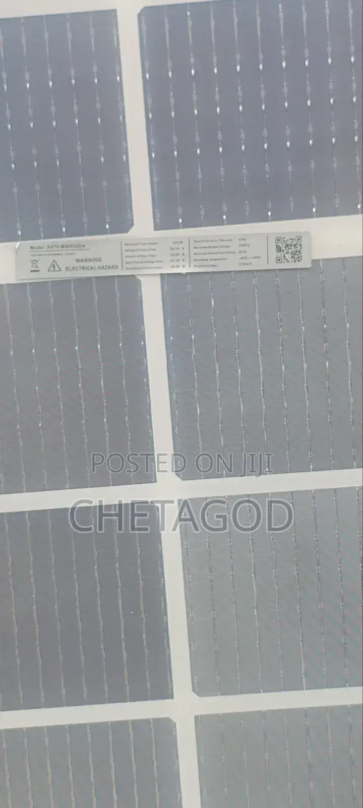 Login 470watts Solar Panel Bi-Facial