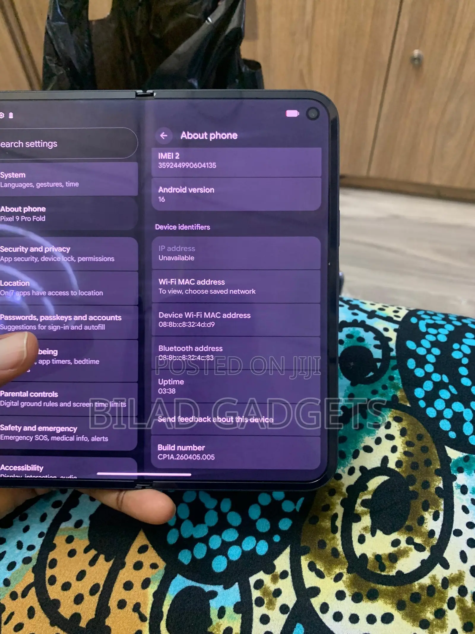 Google Pixel 9 Pro Fold 256 GB Gray