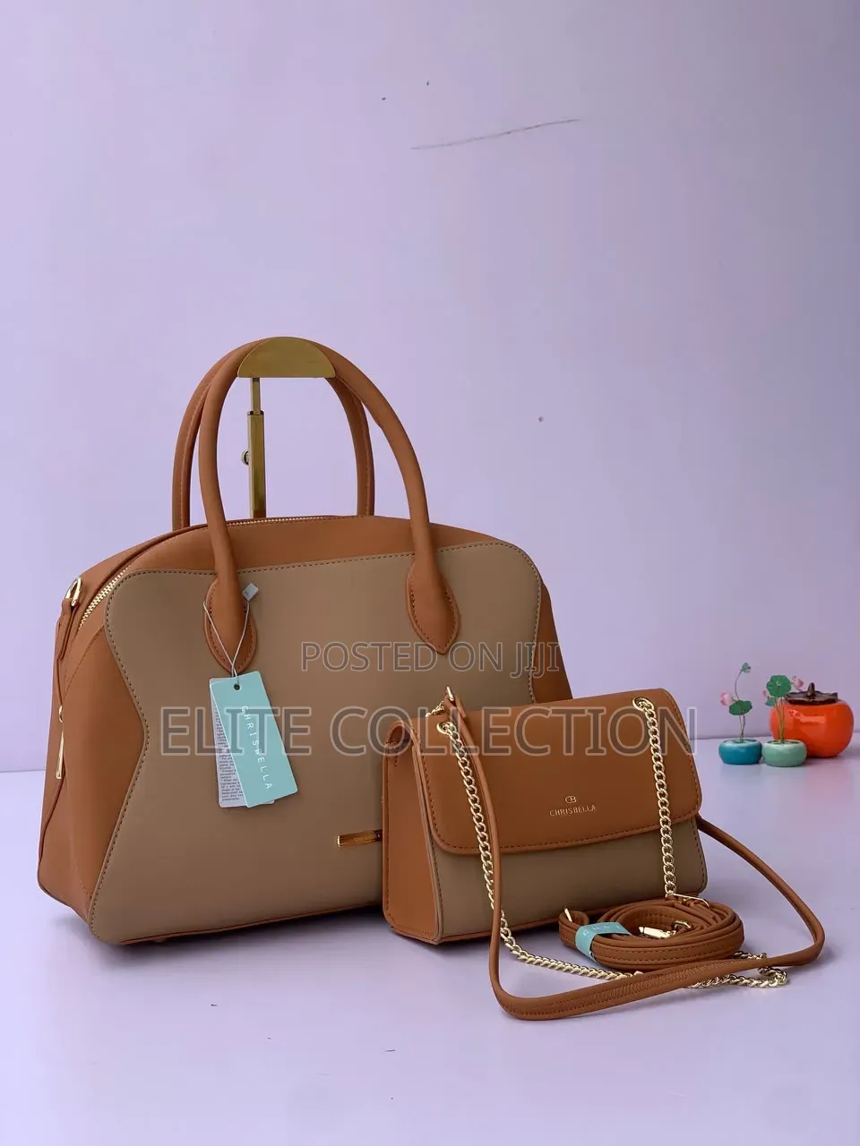 Chrisbella Bag Available -Size: Medium -2 in 1