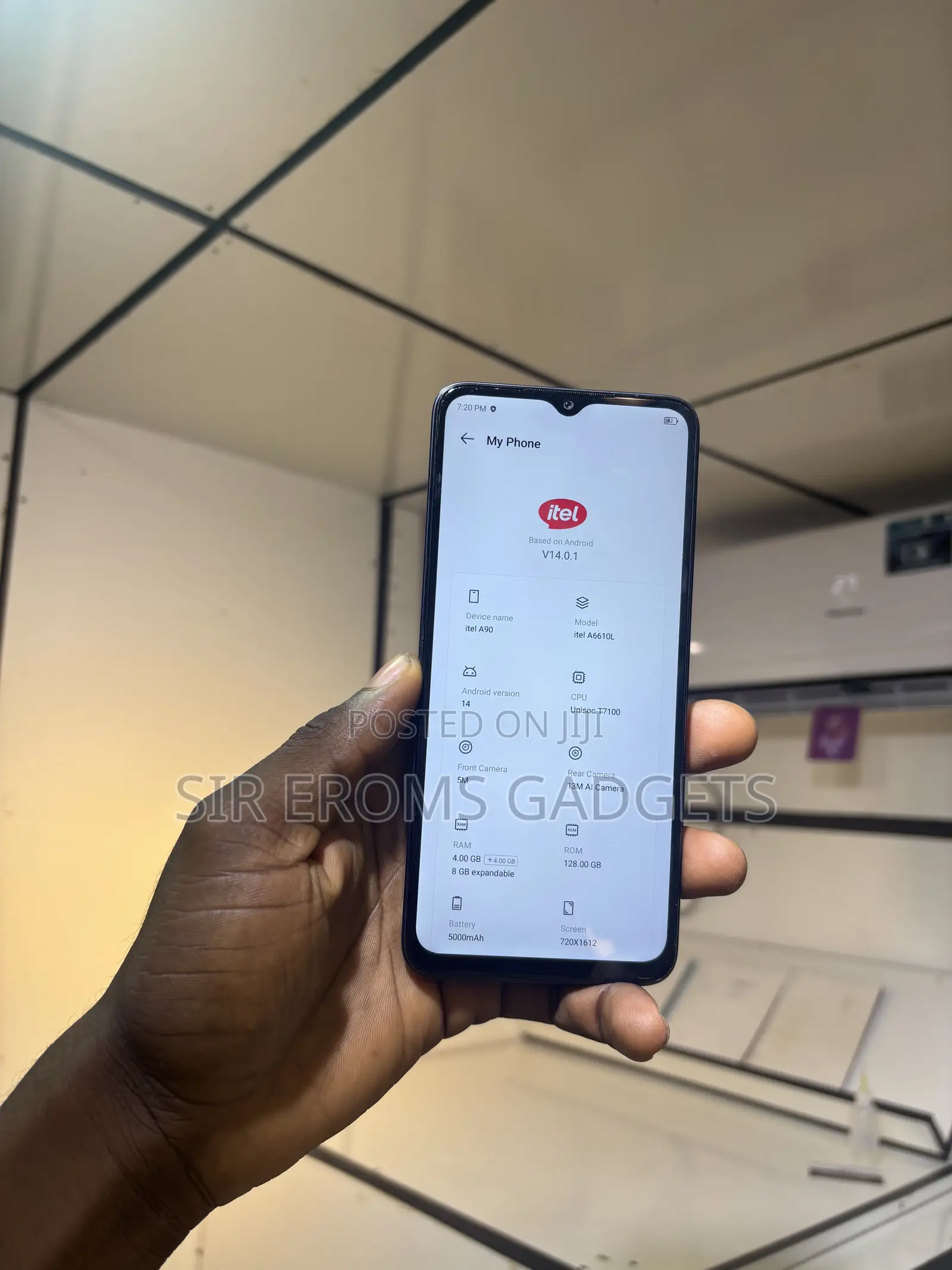 Itel A90 128 GB Blue
