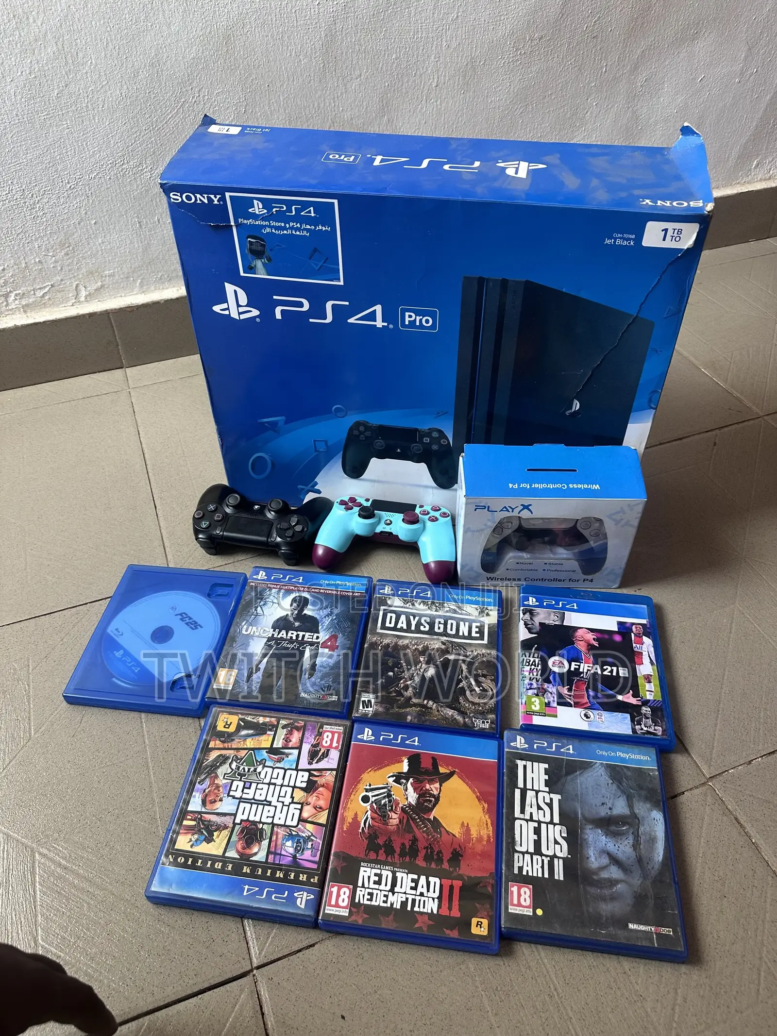 Sony Ps 4 Pro With Games