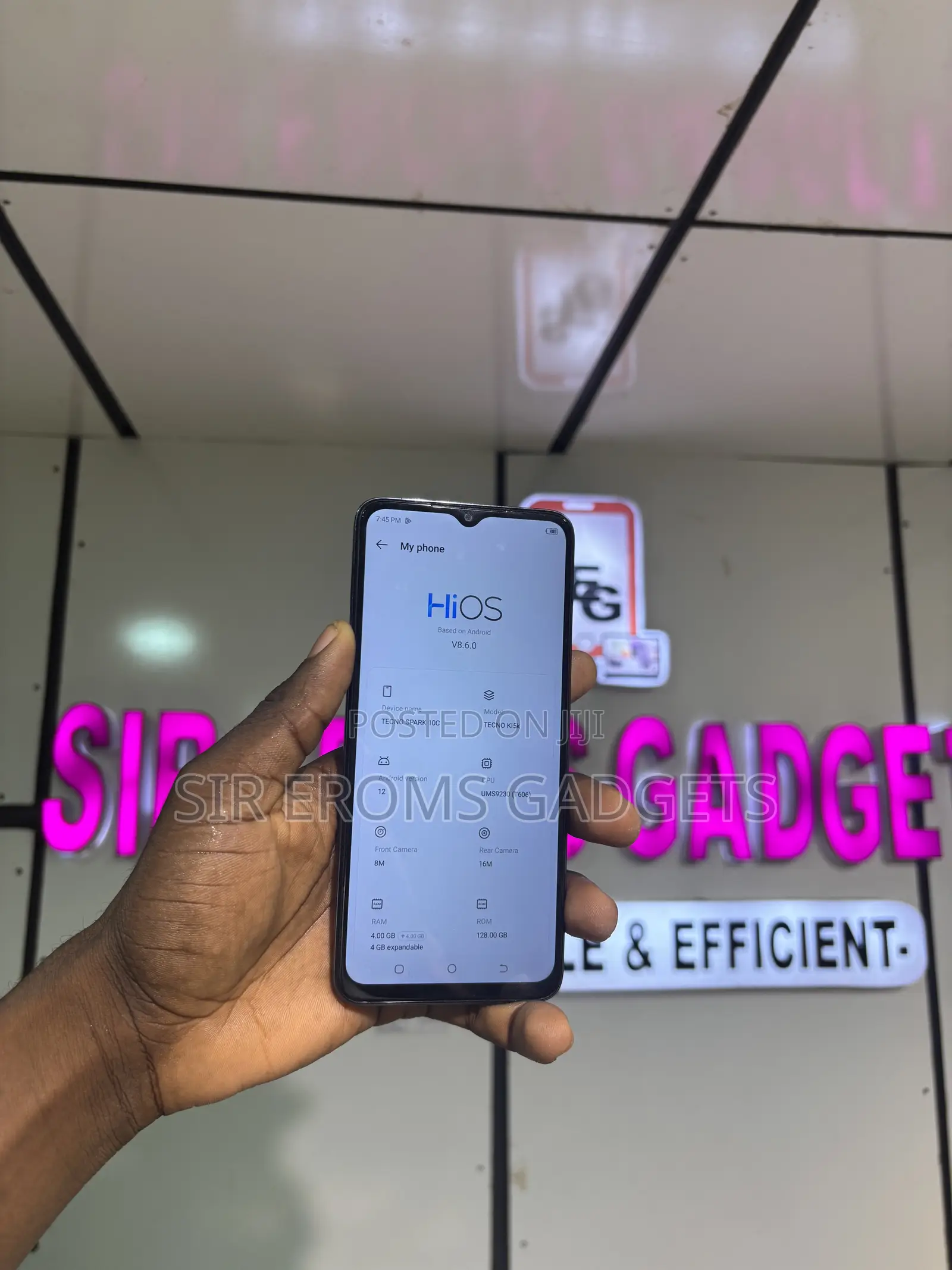 Tecno Spark 10C 128 GB Black