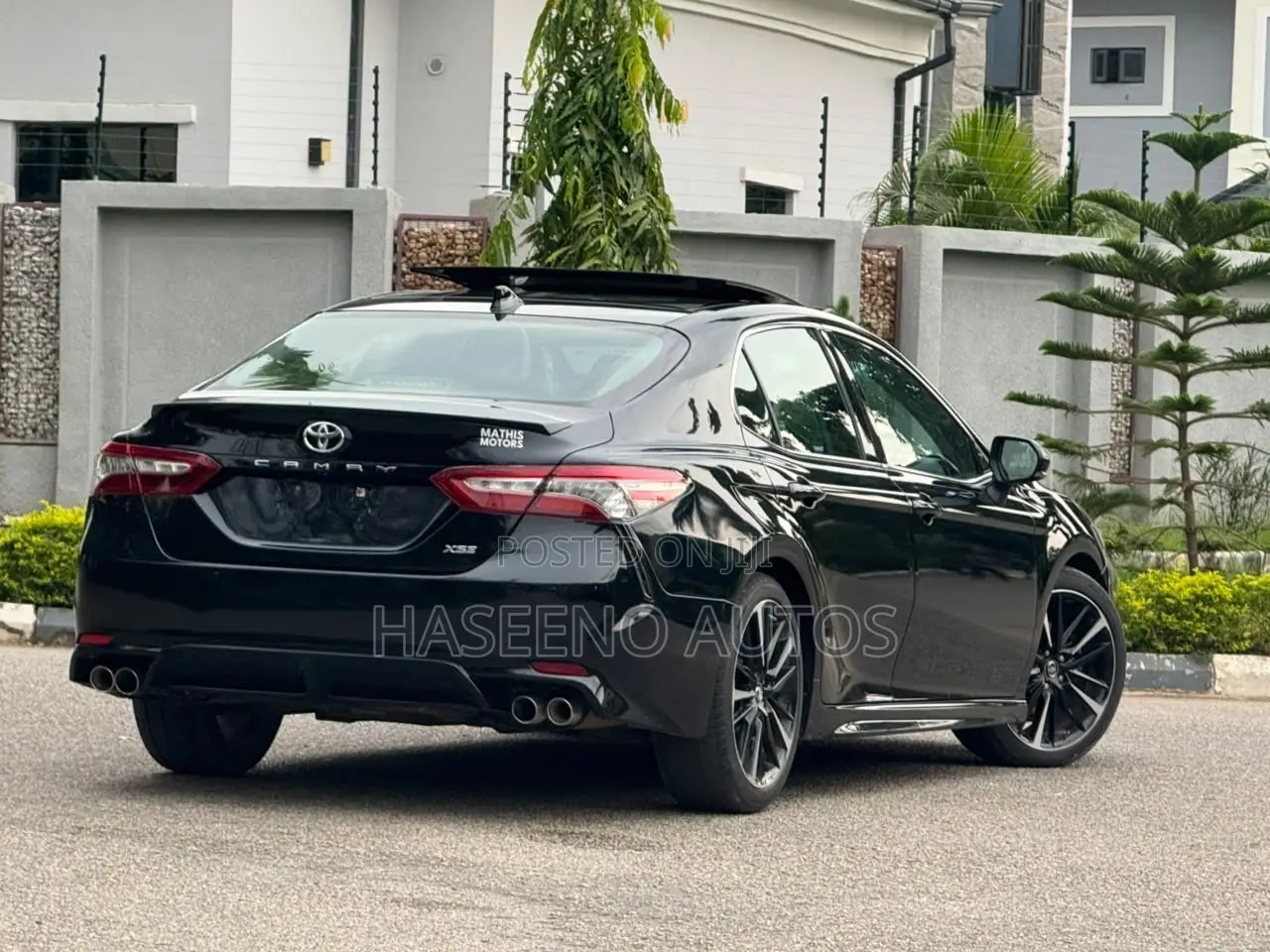 Toyota Camry XSE V6 FWD (3.5L 6cyl 8AM) 2018 Black