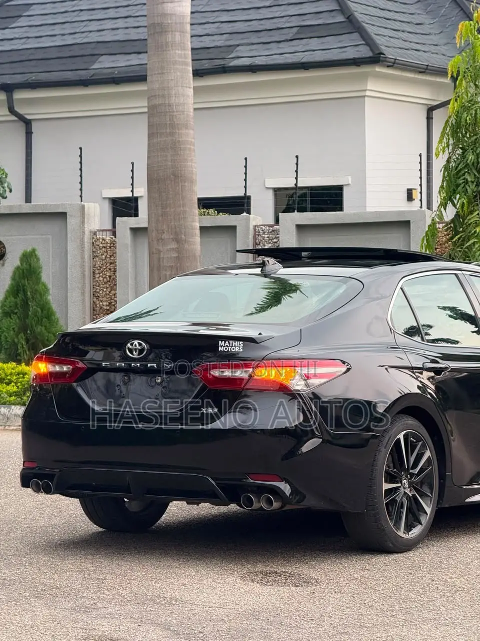 Toyota Camry XSE V6 FWD (3.5L 6cyl 8AM) 2018 Black