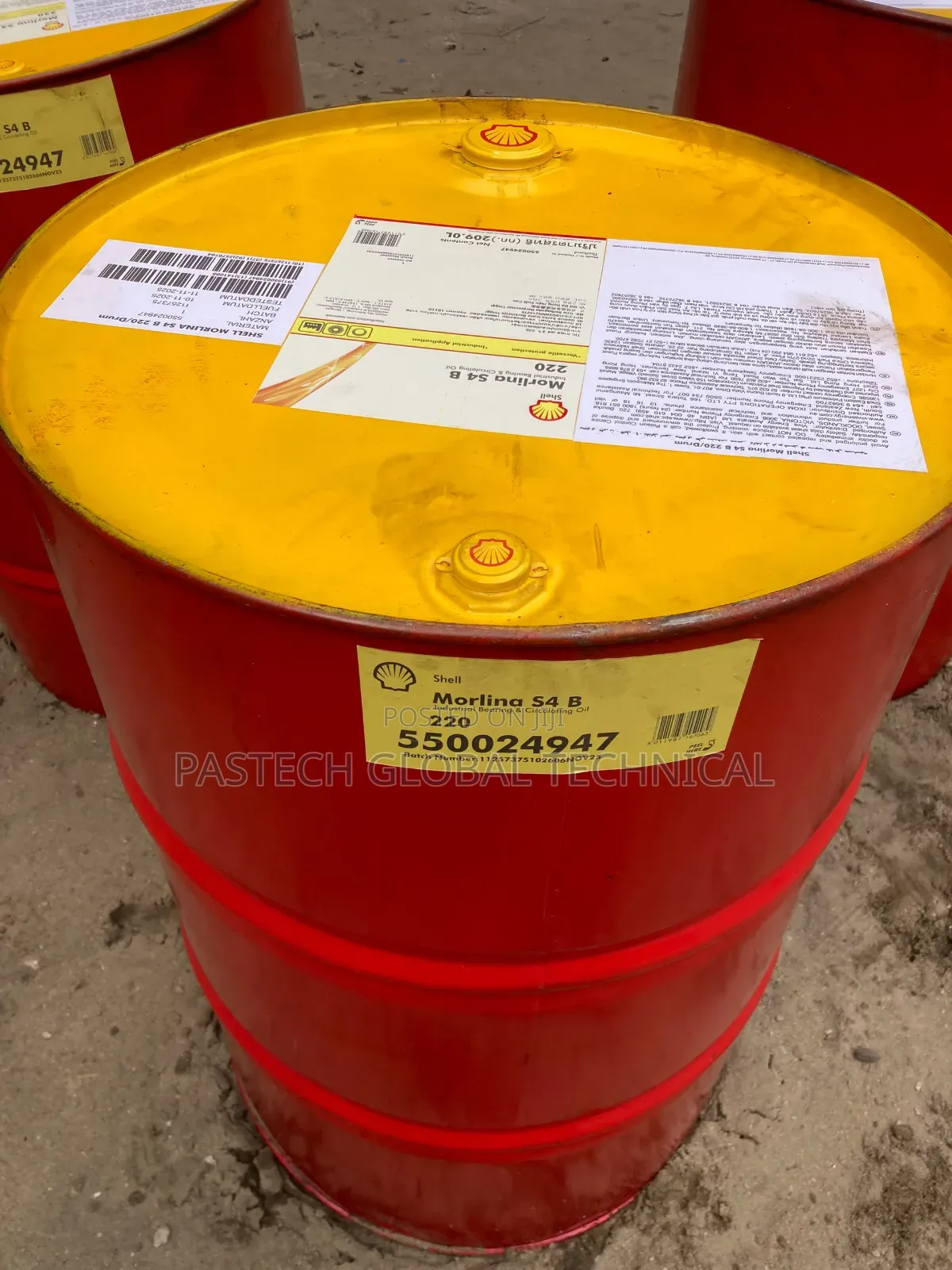 209-Liter Drum of Shell Morlina S4 B 220