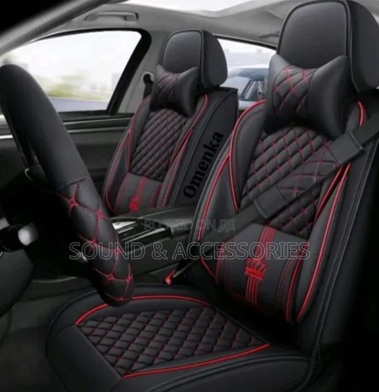 Lexus Black Redline Luxury Crown 5pcs/Set Full Cover Seatcover