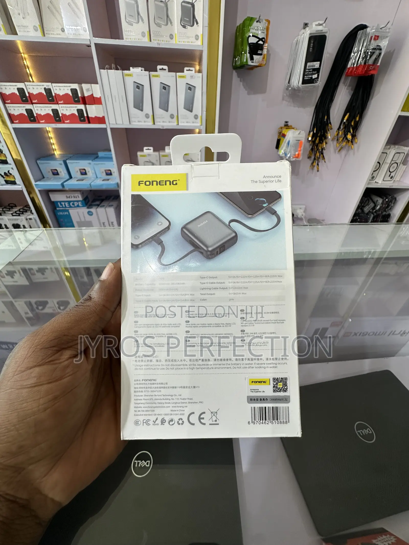 10000 Mah 22.5 W Power Bank