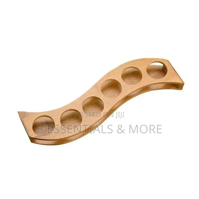 6 Holes Tequila Rack With Glasses