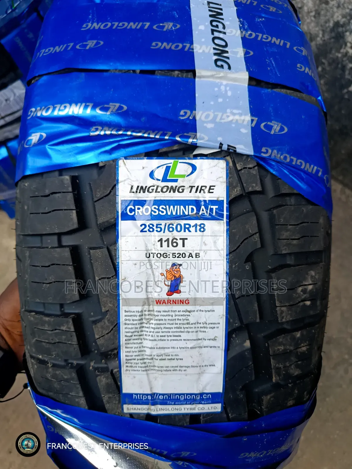 285/60r18 Linglong Crosswind a/T Tyre