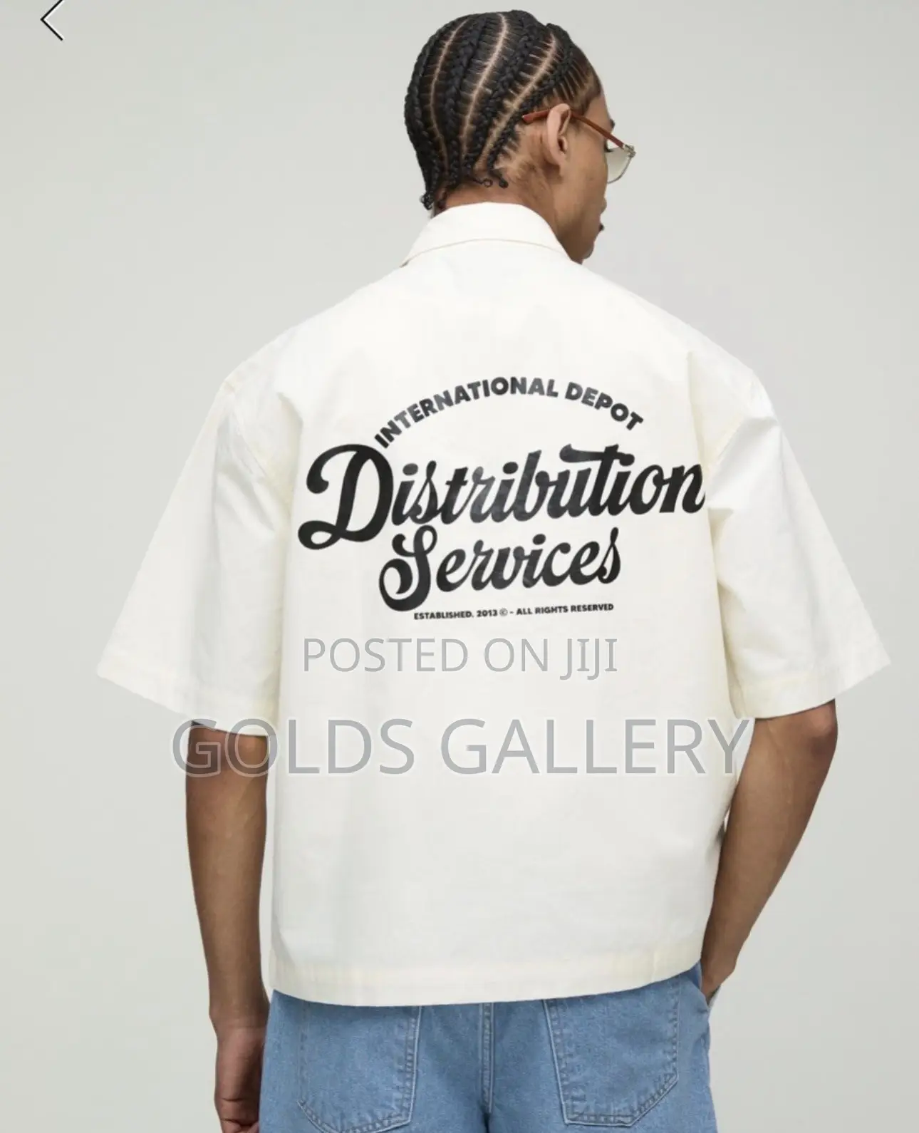 Oversized Half Sleeve Double Pocket Revere Shirt