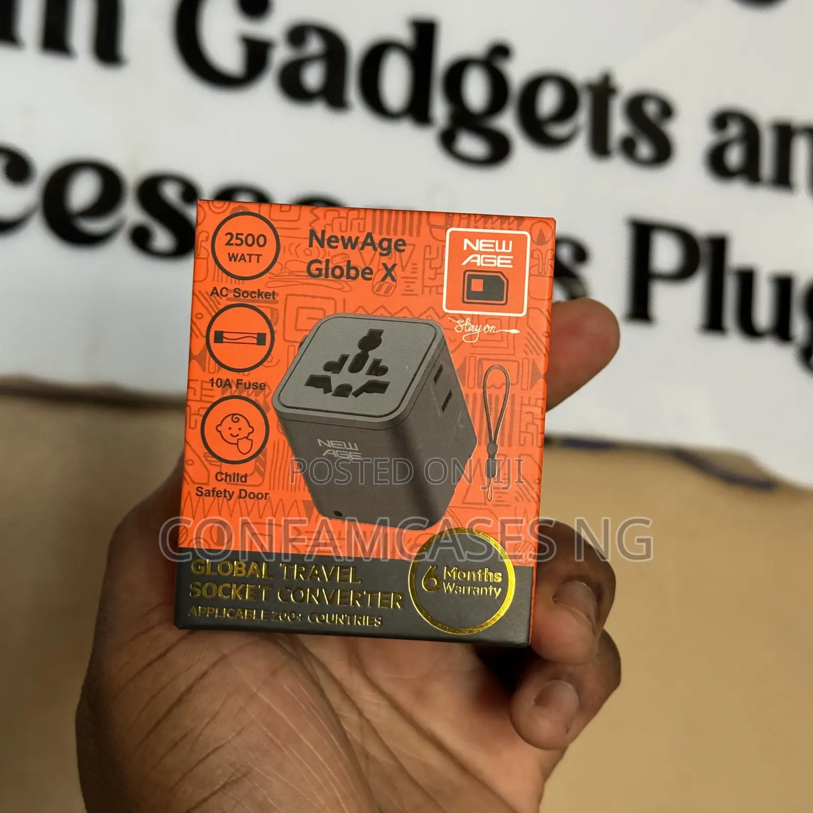 New Age Universal All-in-One Global Travel Socket Adapter