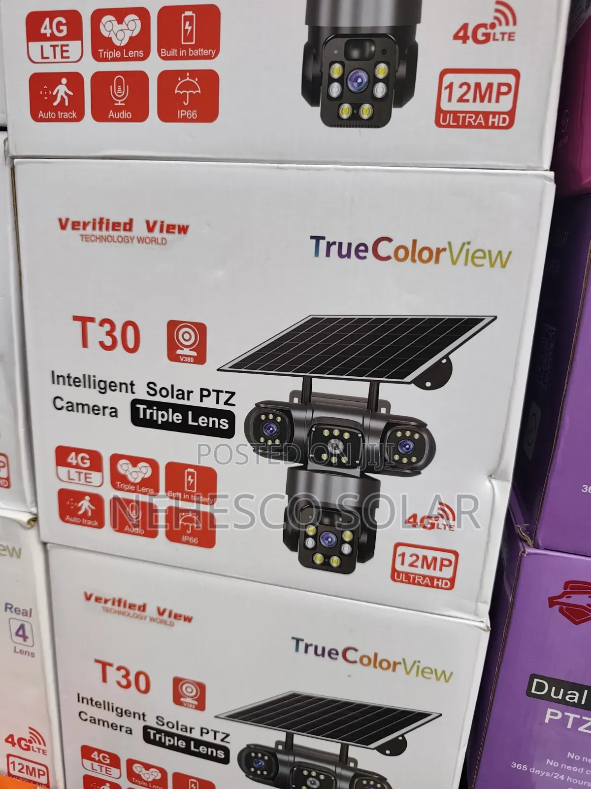T30 Solar Powered 4g PTZ CCTV Camera