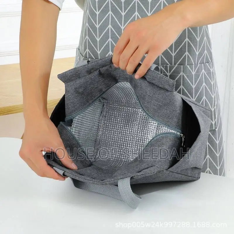 Large-Capacity, Portable Insulated Lunch Bag