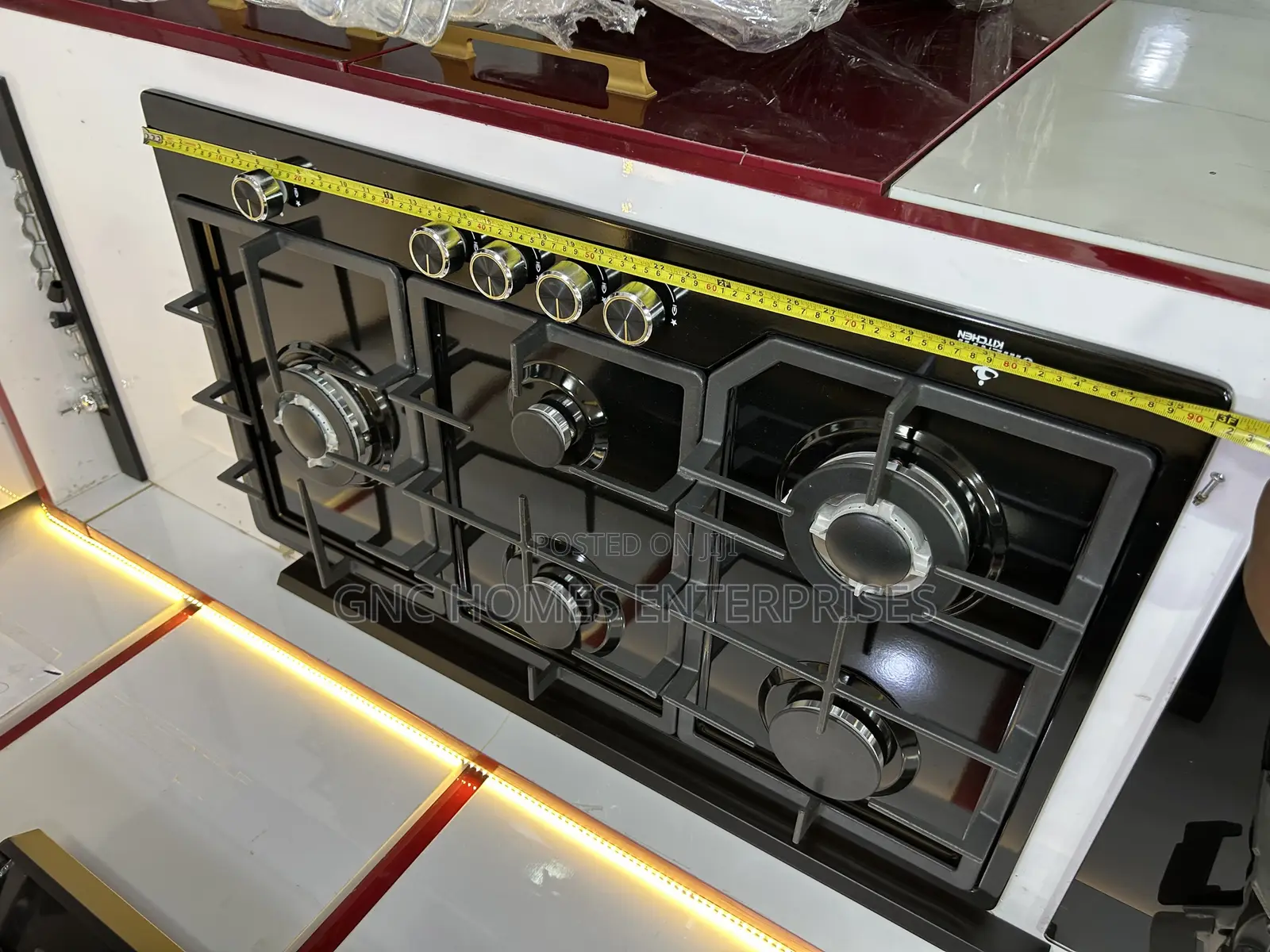 Flip Up 5 Burner Gas Cooker