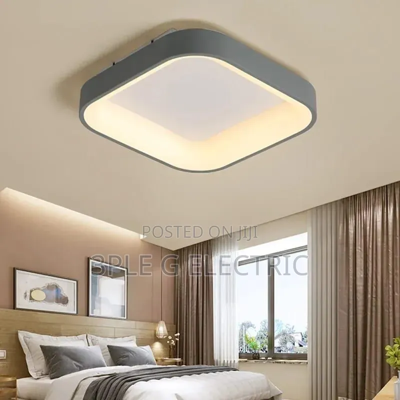 Grey Colour Ceiling Flush Light