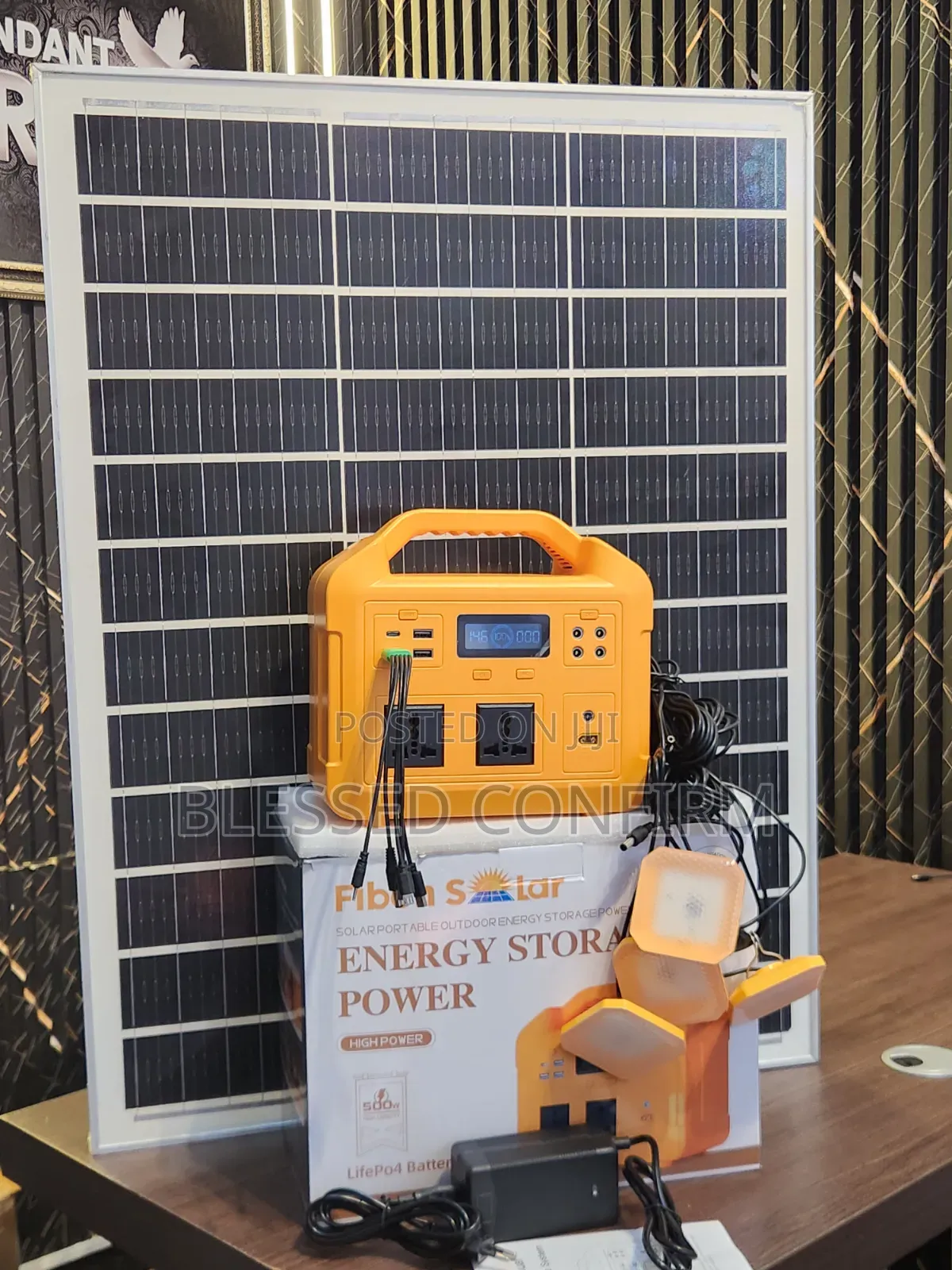 500W Solar Power Station for Home, Shop & Camping