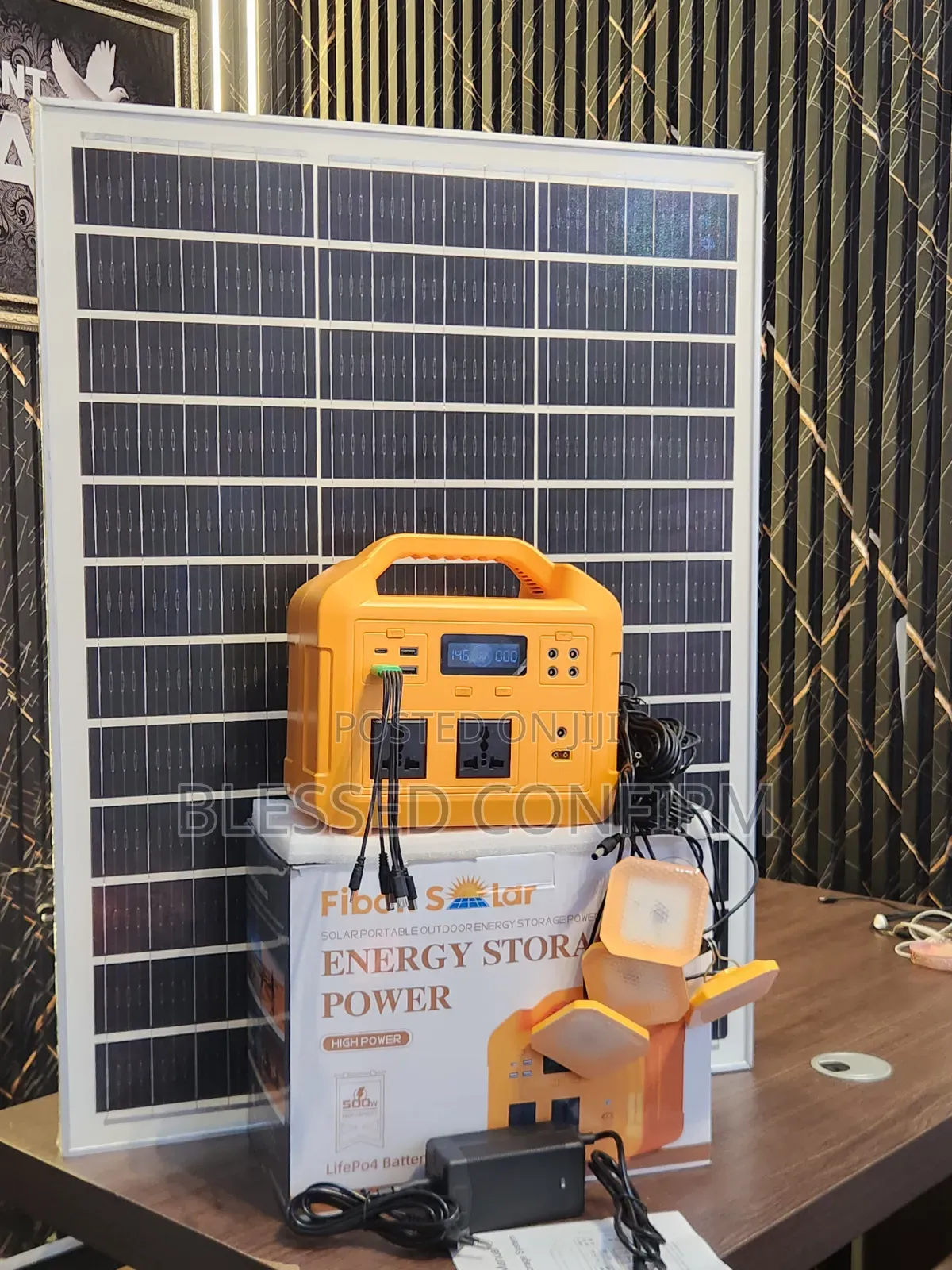 500W Solar Power Station for Home, Shop & Camping