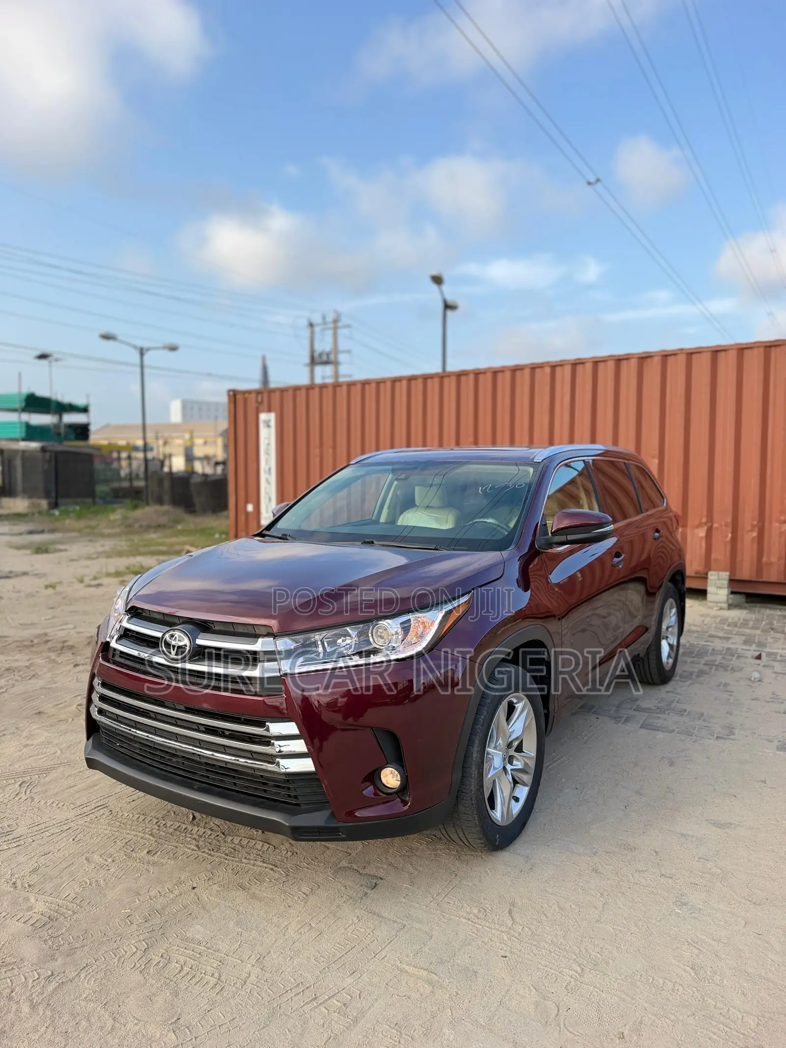 Toyota Highlander Limited 4dr SUV (3.5L 6cyl 6A) 2015 Red