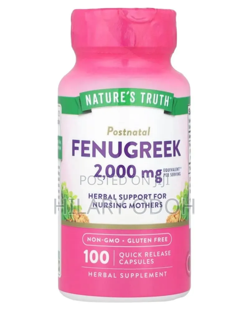 Natures Truth Fenugreek 100Capsules 2000 Mg