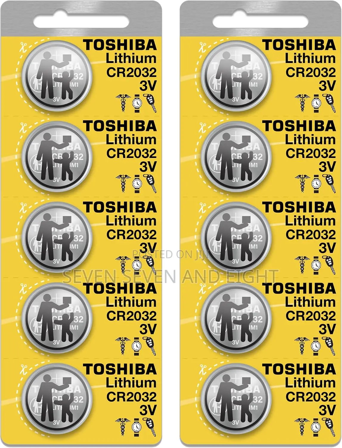 50 X New Toshiba CR2032 3V Lithium Battery(Bulk Sales Only)