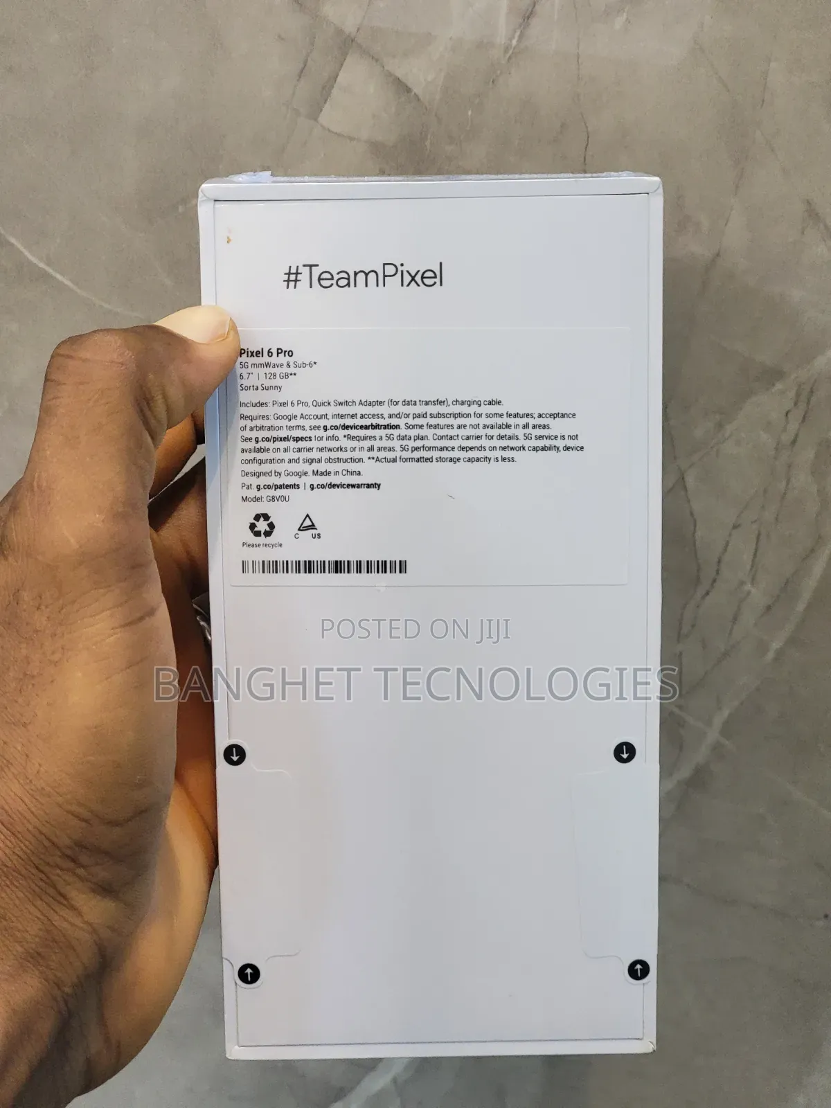 New Google Pixel 6 Pro 128 GB Yellow