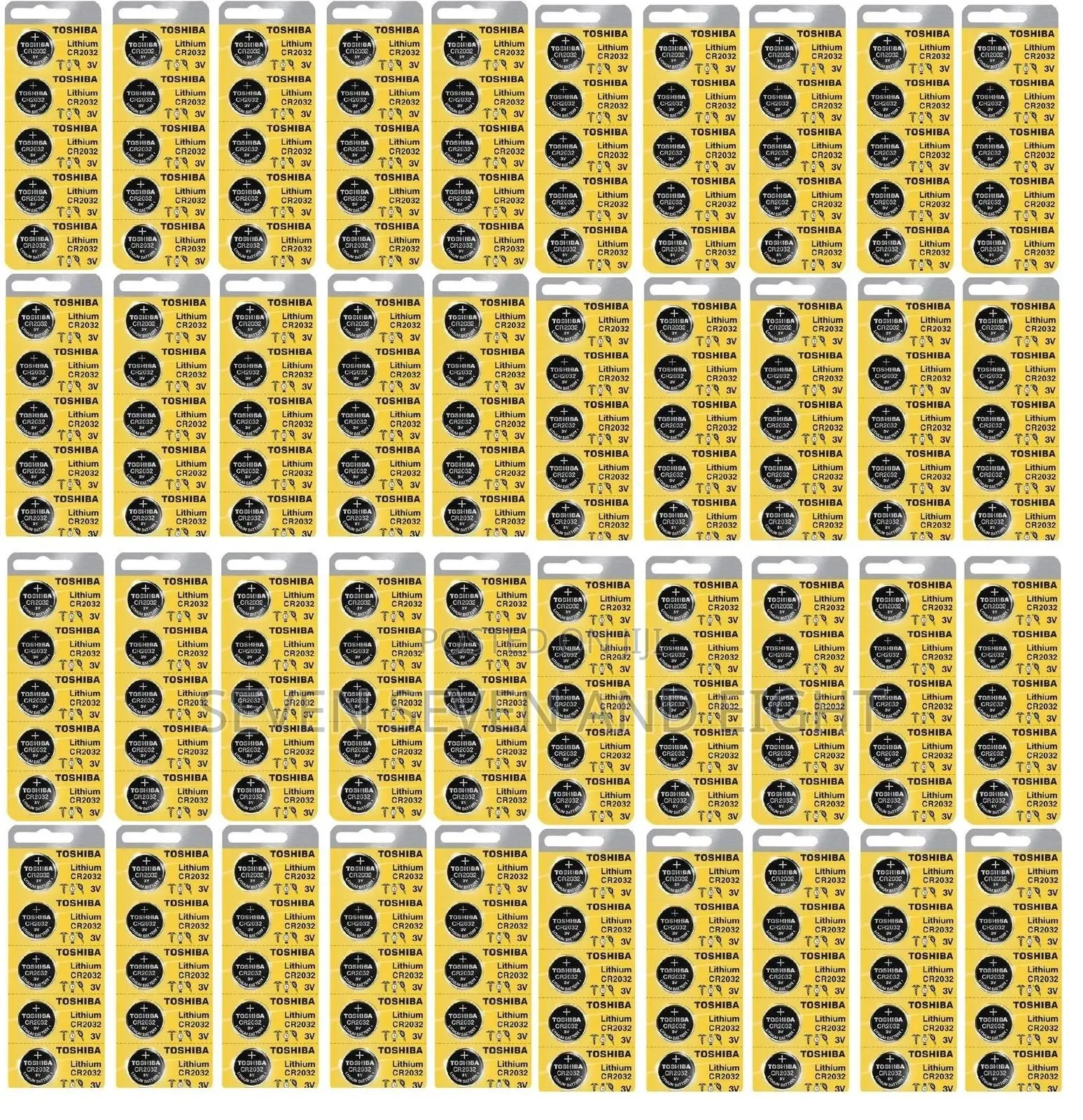 50 X New Toshiba CR2032 3V Lithium Battery(Bulk Sales Only)