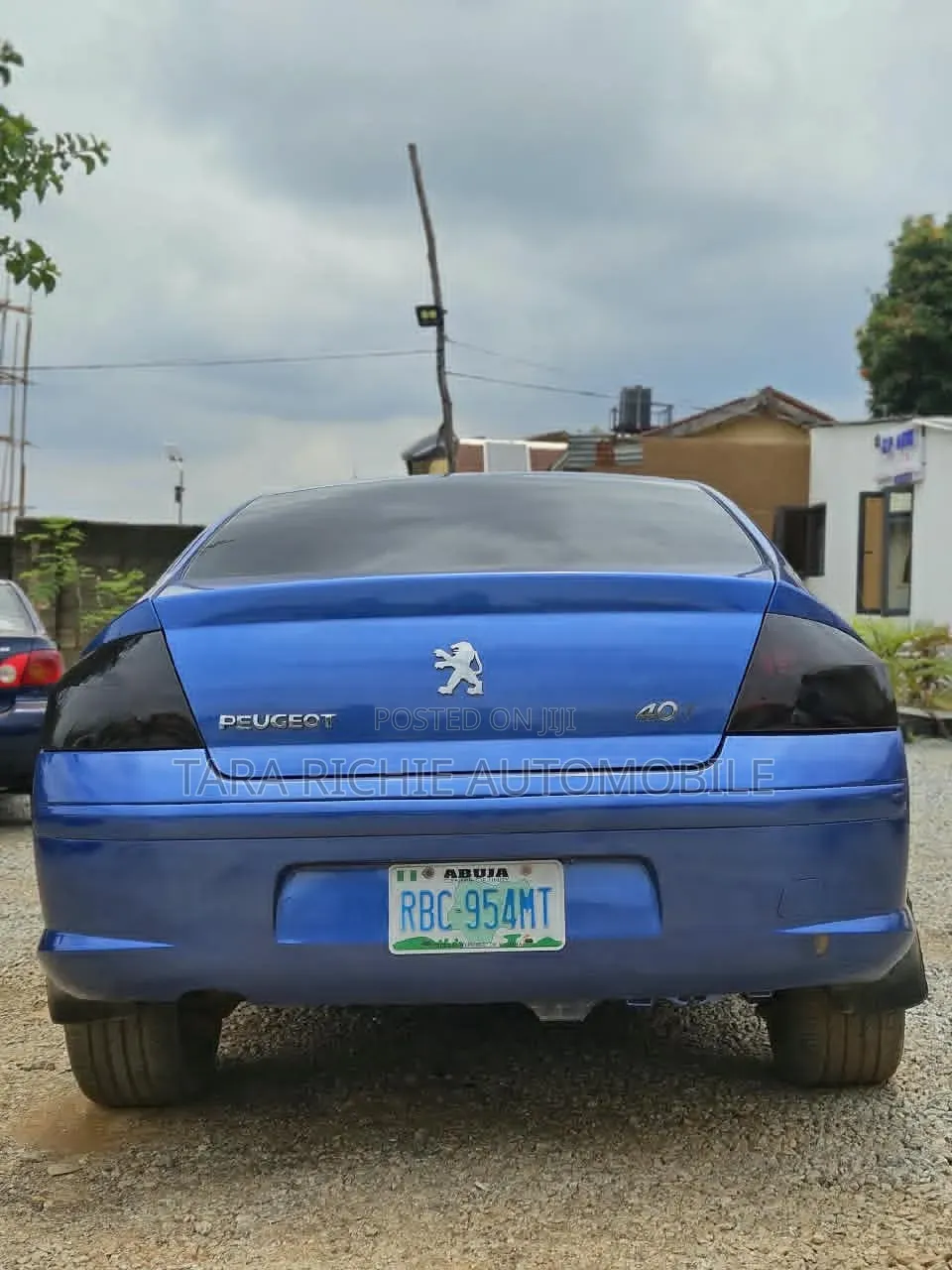 Peugeot 407 2008 Blue