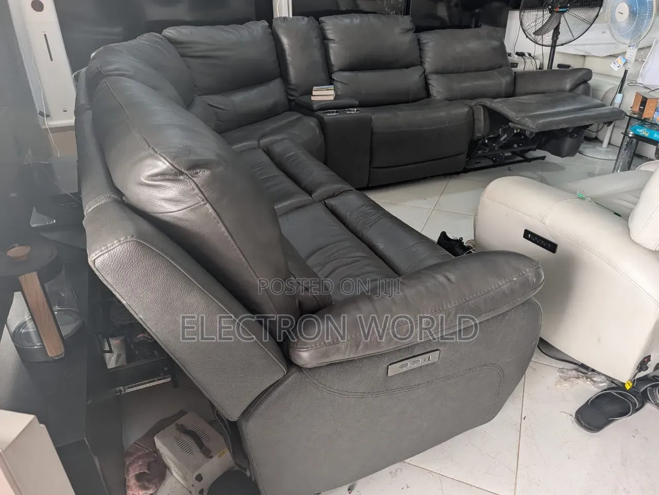 5-6 Seater American Made Recliner Living Room Sofa Curve