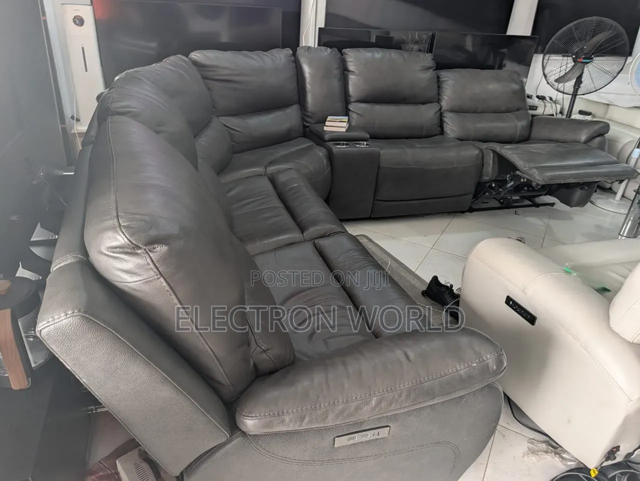 5-6 Seater American Made Recliner Living Room Sofa Curve