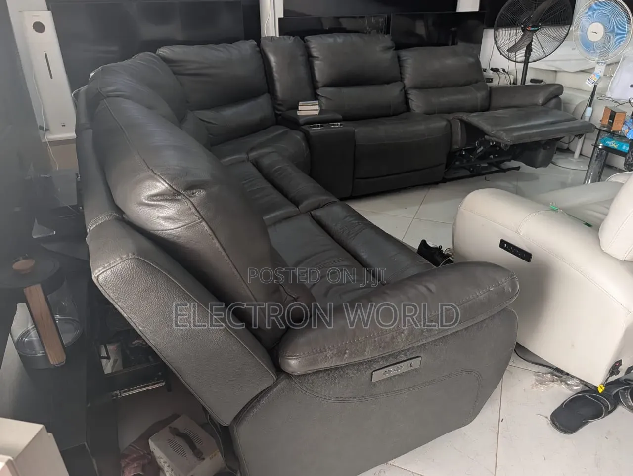 5-6 Seater American Made Recliner Living Room Sofa Curve