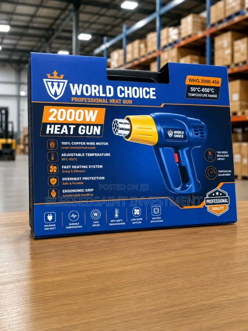 World Choice Electric Heat Gun 2000w