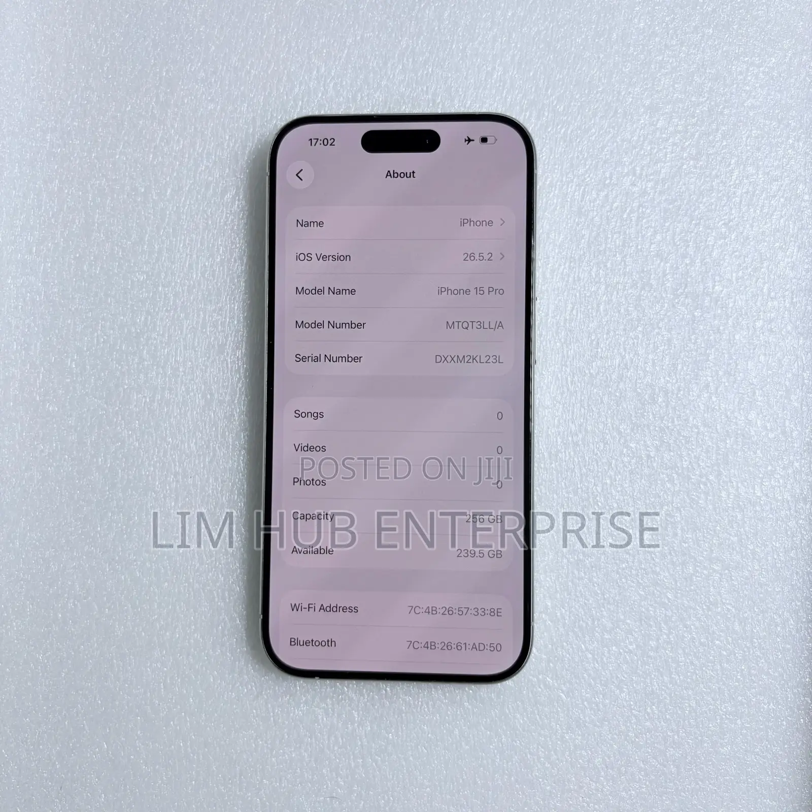 Apple iPhone 15 Pro 256 GB White
