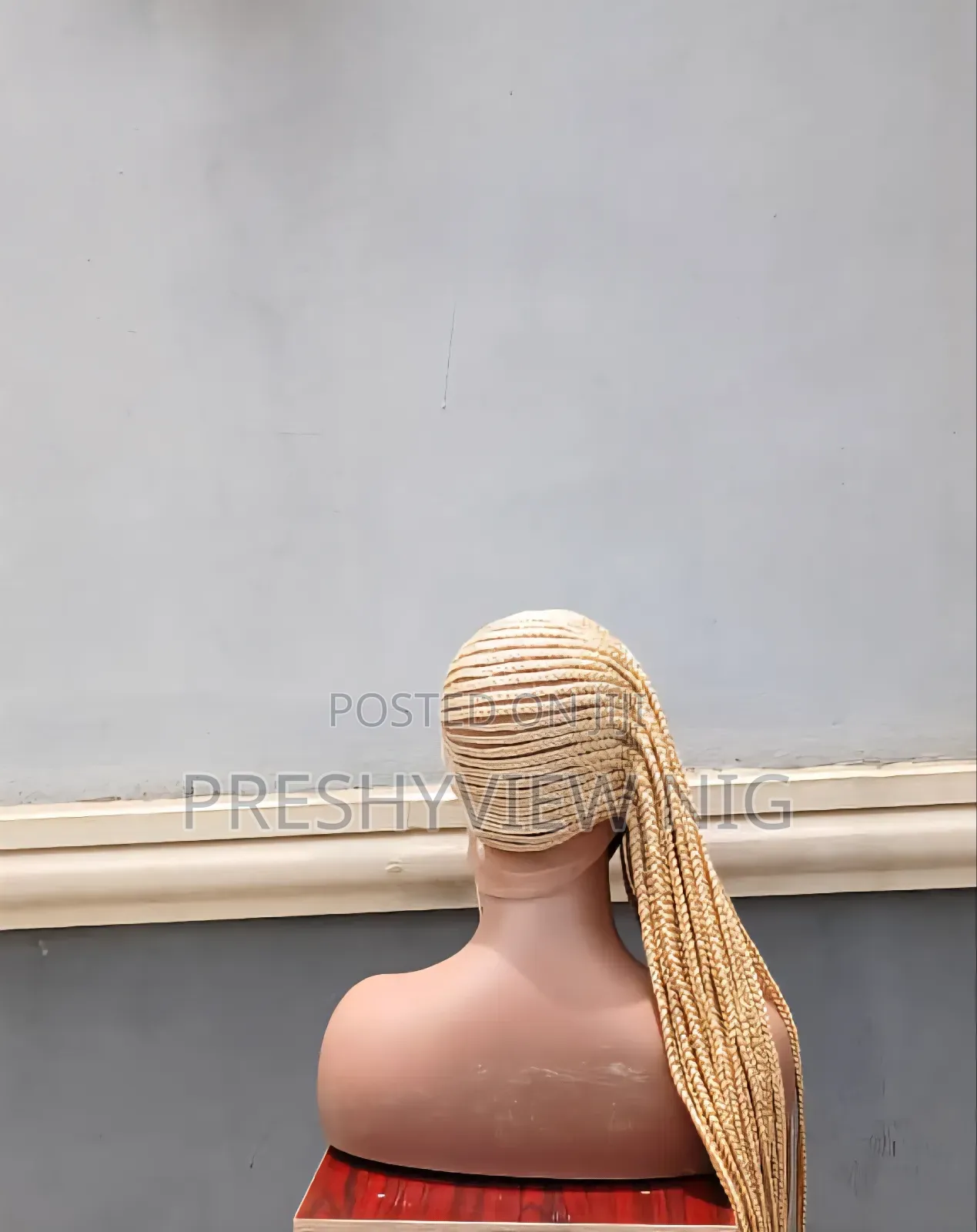 Blonde Color Full Lace Braided Wigs