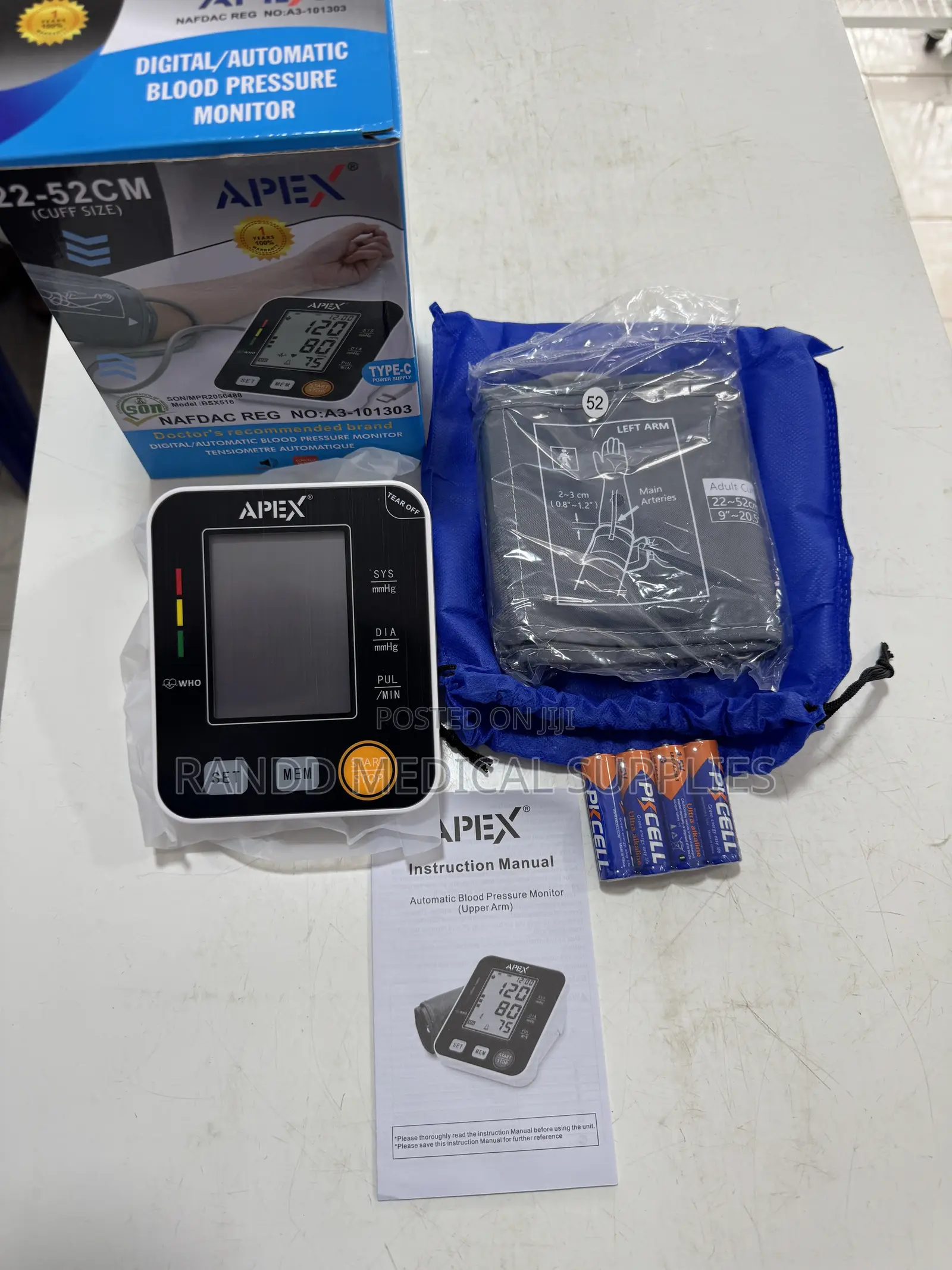 Apex Digital/Automatic Blood Pressure Monitor